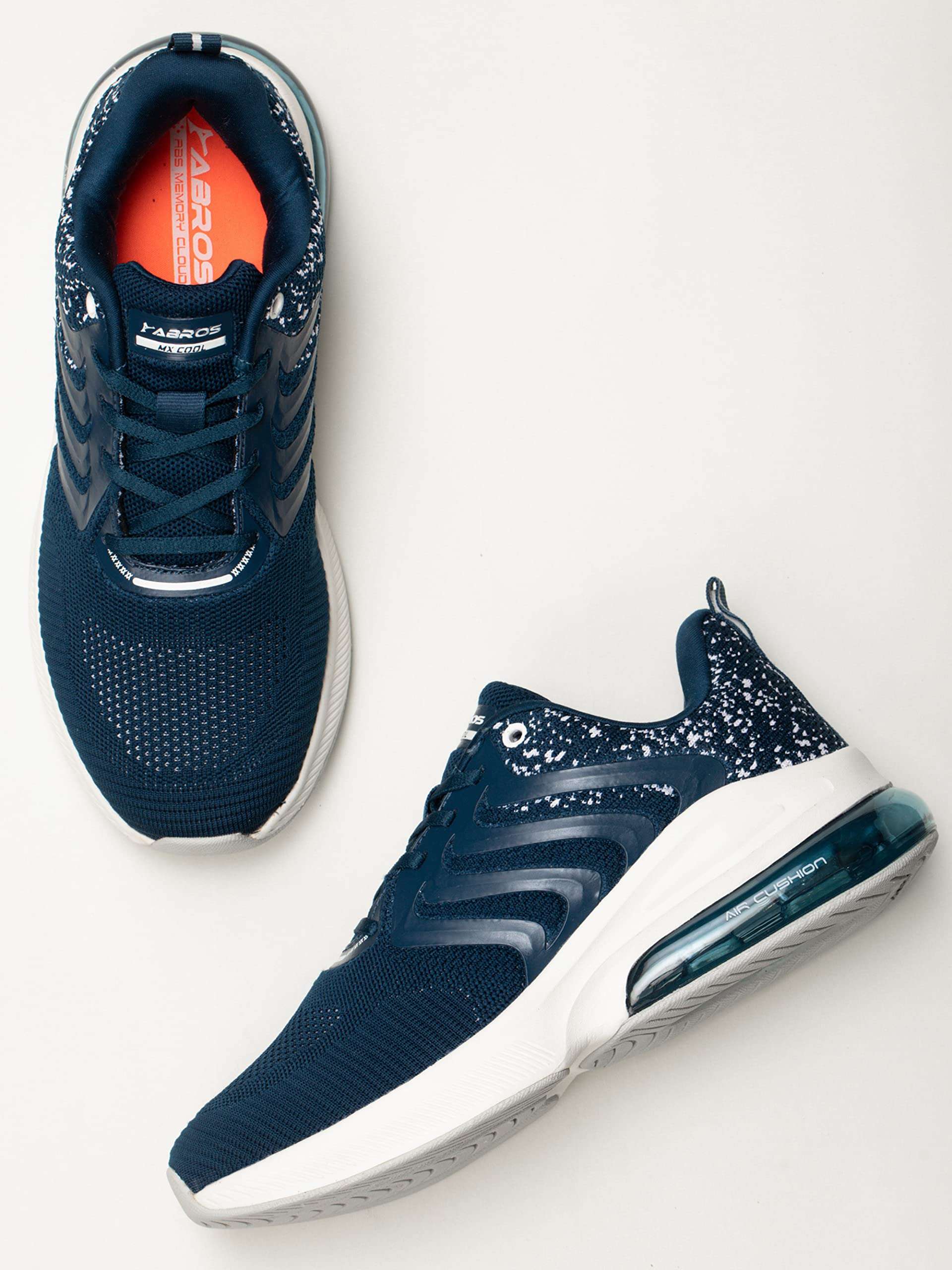 ABROS Men's Cosmic ASSG1046 Sports Shoes- Teal/White- 6UK 3