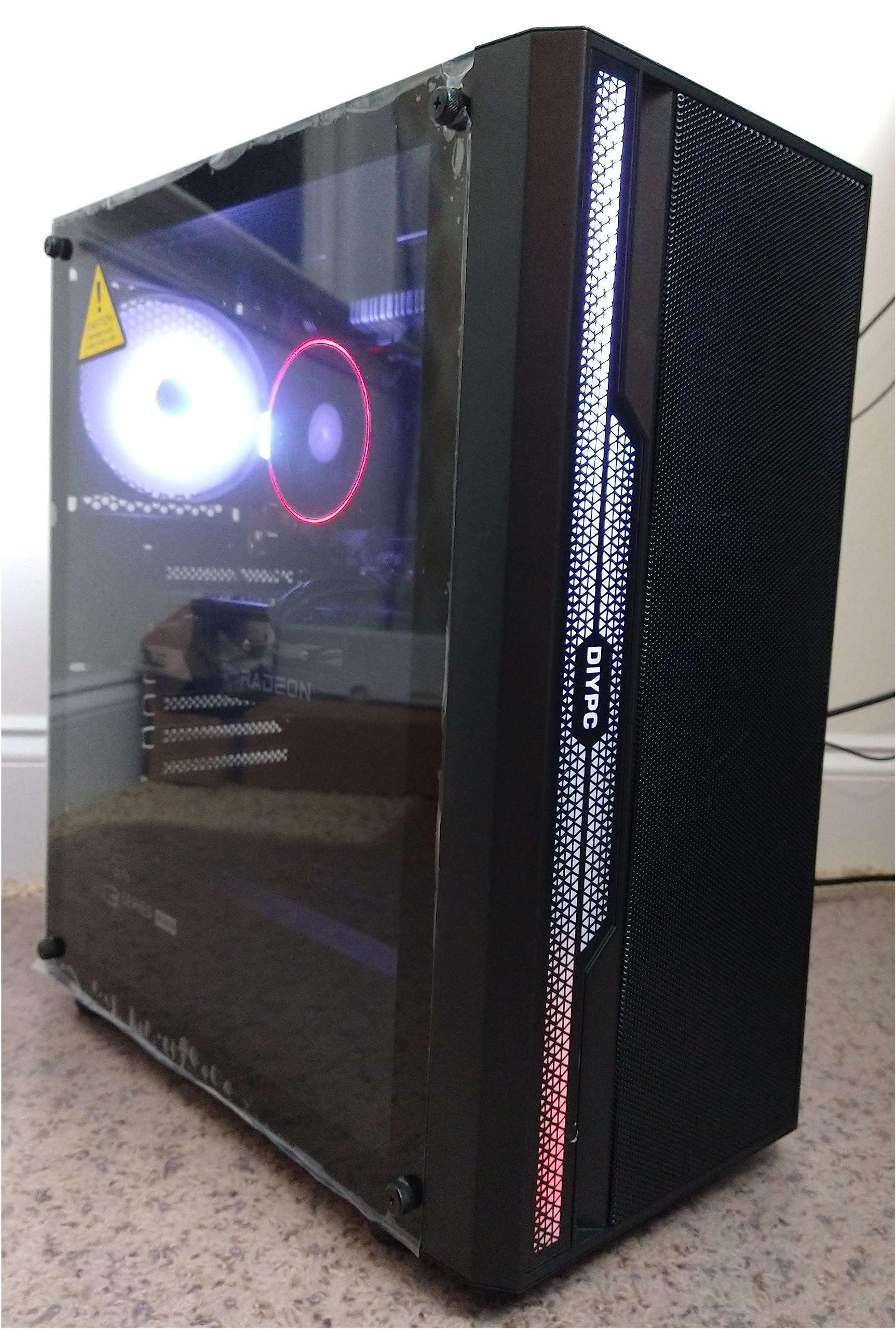 Centaurus Electra 3 Gaming Computer - AMD Ryzen 7 5800X 8-Core 4.4GHz O/C, 16GB RAM, RTX 4060 Ti, 500GB NVMe SSD, Wraith Cooler, Windows 11 PRO, WiFi, RGB, Tempered Glass 1