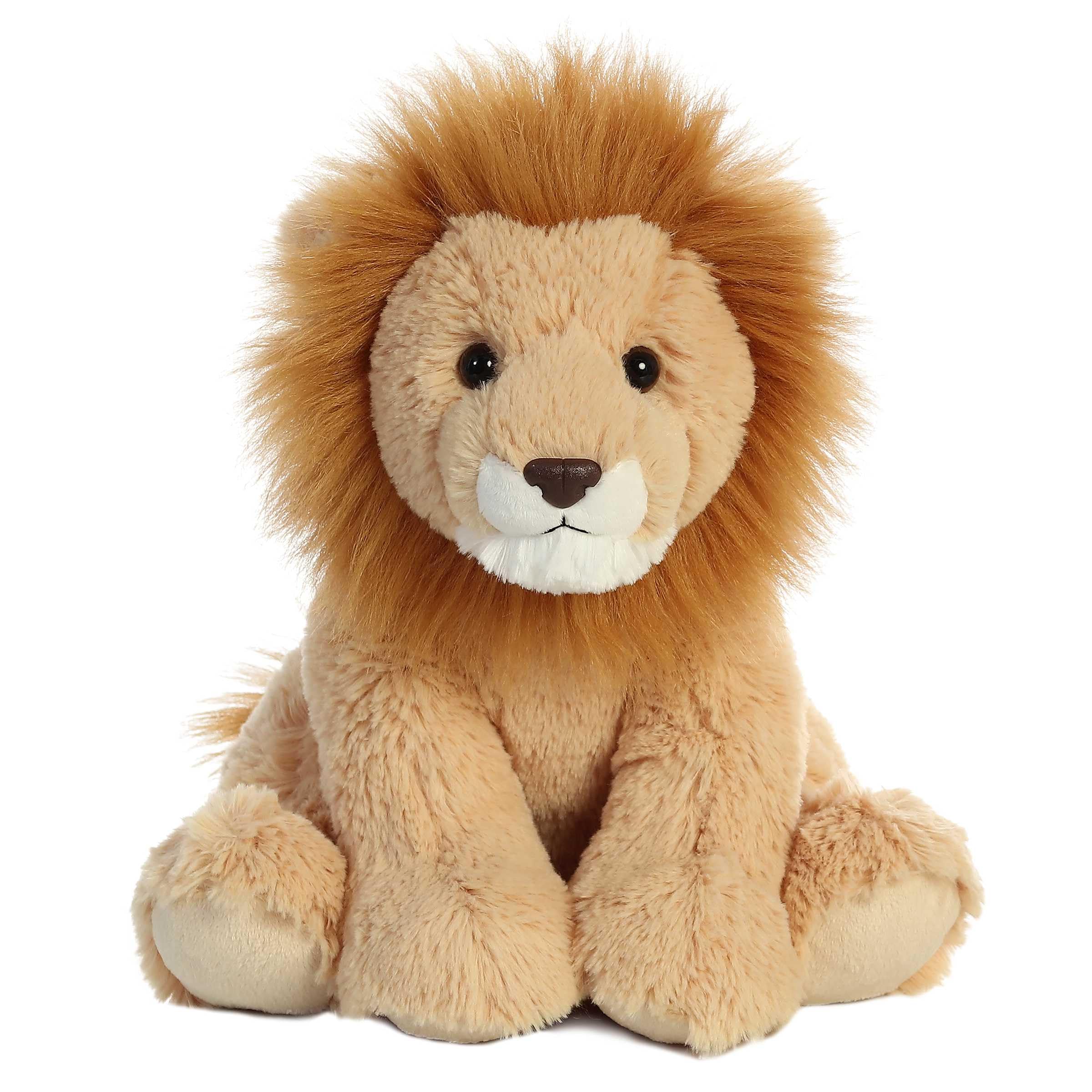Aurora® Cuddly Lion Stuffed Animal - Cozy Comfort - Endless Snuggles - Brown 14 Inches