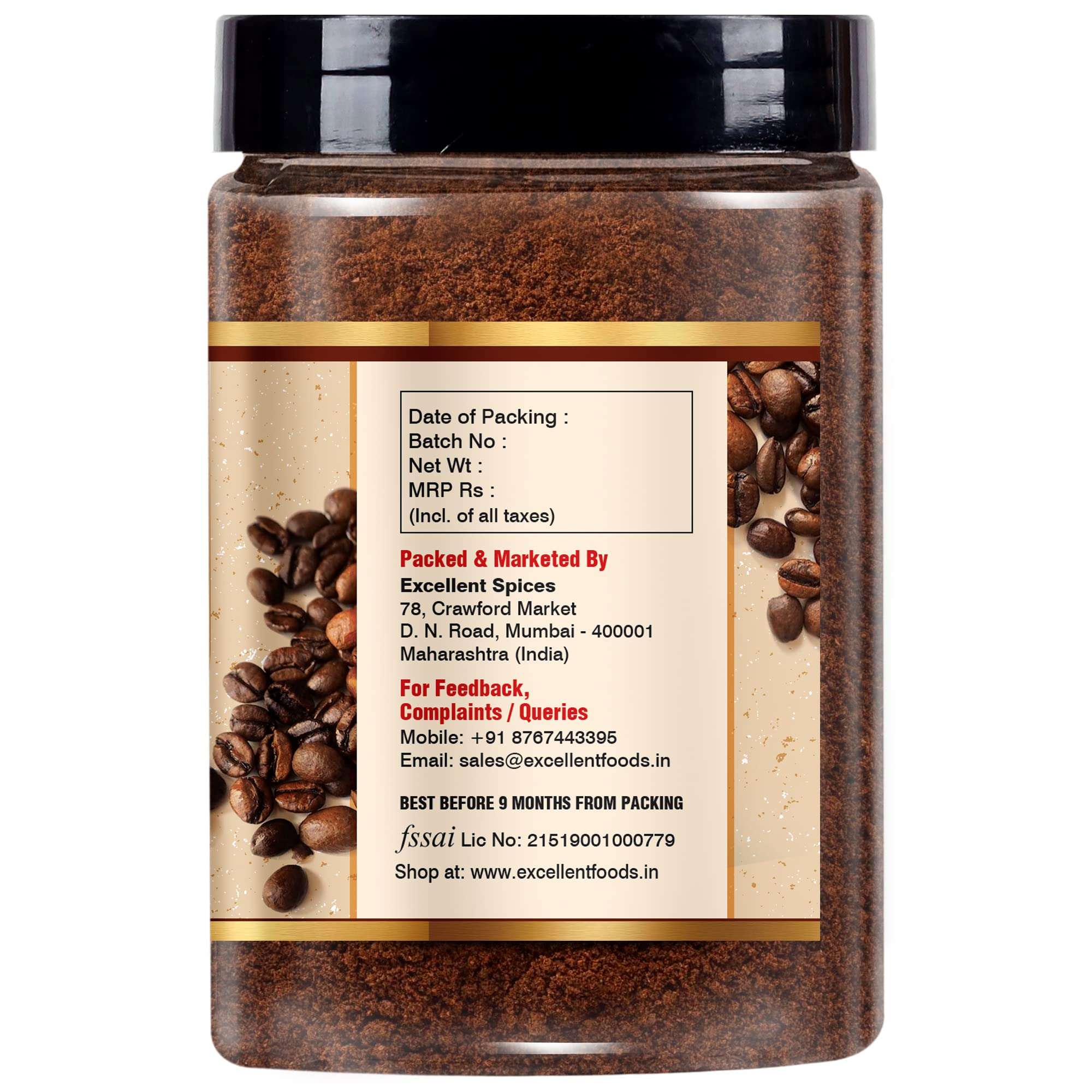 EXCELLENT FOODS - Filter Coffee Powder - Rich & Aromatic, 500g 4
