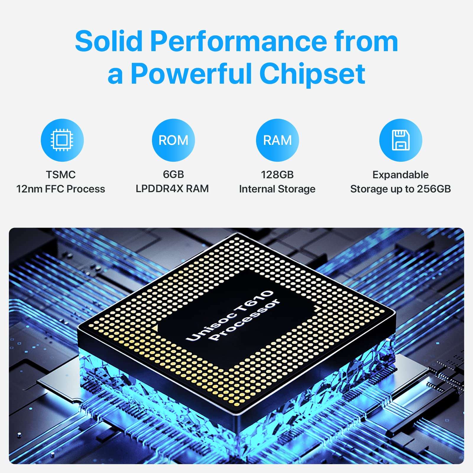 UMIDIGI Power 7 MAX Unlocked Cell Phone,6GB+128GB 10000mAh Battery,6.7" Full Screen + 48MP AI Triple Camera Android Smartphone,NFC,GPS,Face & Fingerprint,BLE 5.0, WiFi 2.4GHz/5GHz,Warranty,Black 2