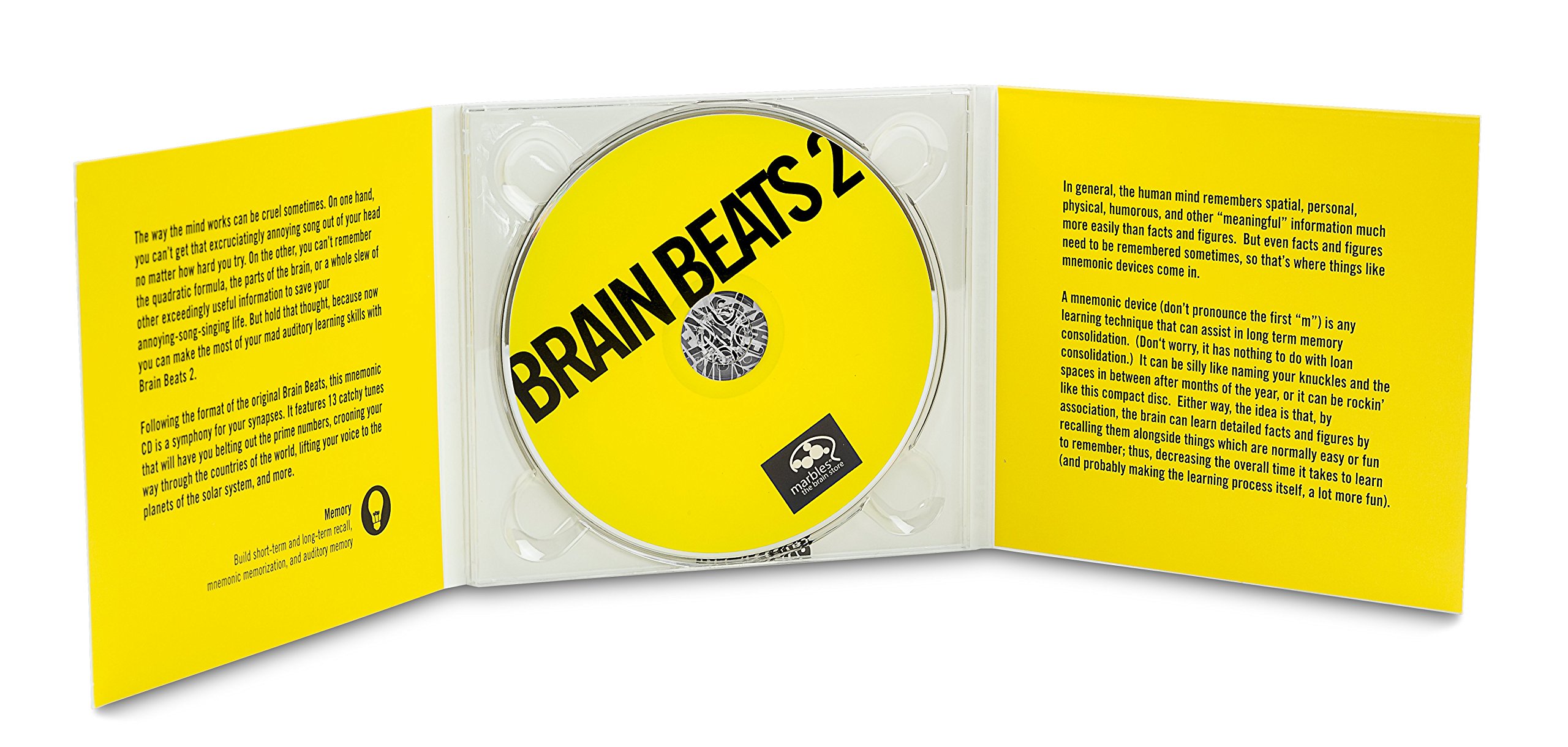 Marbles the Brain Store Brain Beats 2 Mnemonic Learning CD 3