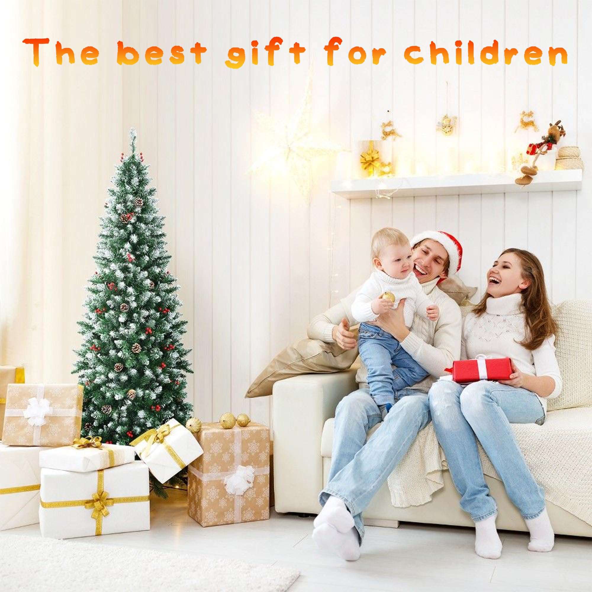 EINZUFUF Toddler Puzzles, Puzzles for Toddlers 3-5 Montessori Toys 10Pcs, Learning Clock & Drawing Board & Wooden Alphabet Letters, Educational Toy Gift for Toddlers 3-5 Year Old (Elephant 10Pcs) 6