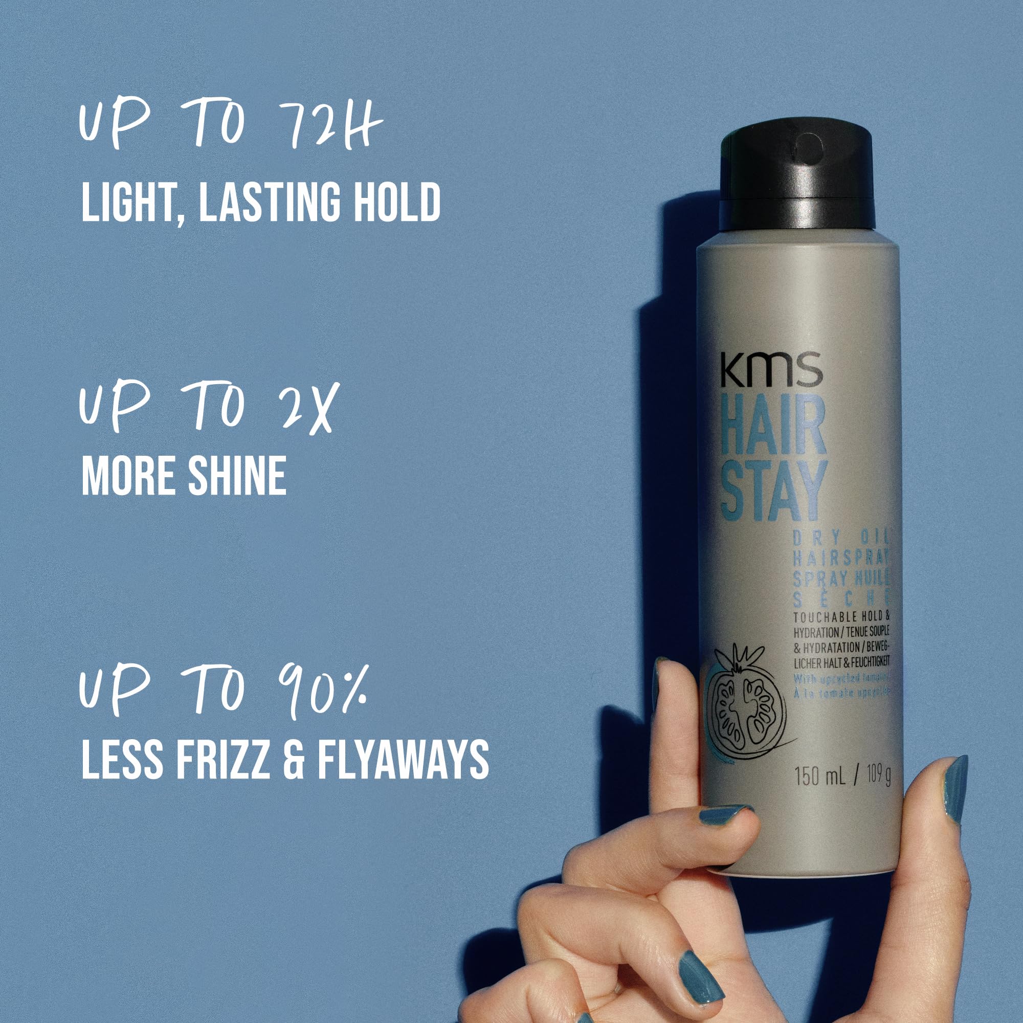 KMS HairStay Dry Oil Hairspray 75ml 4