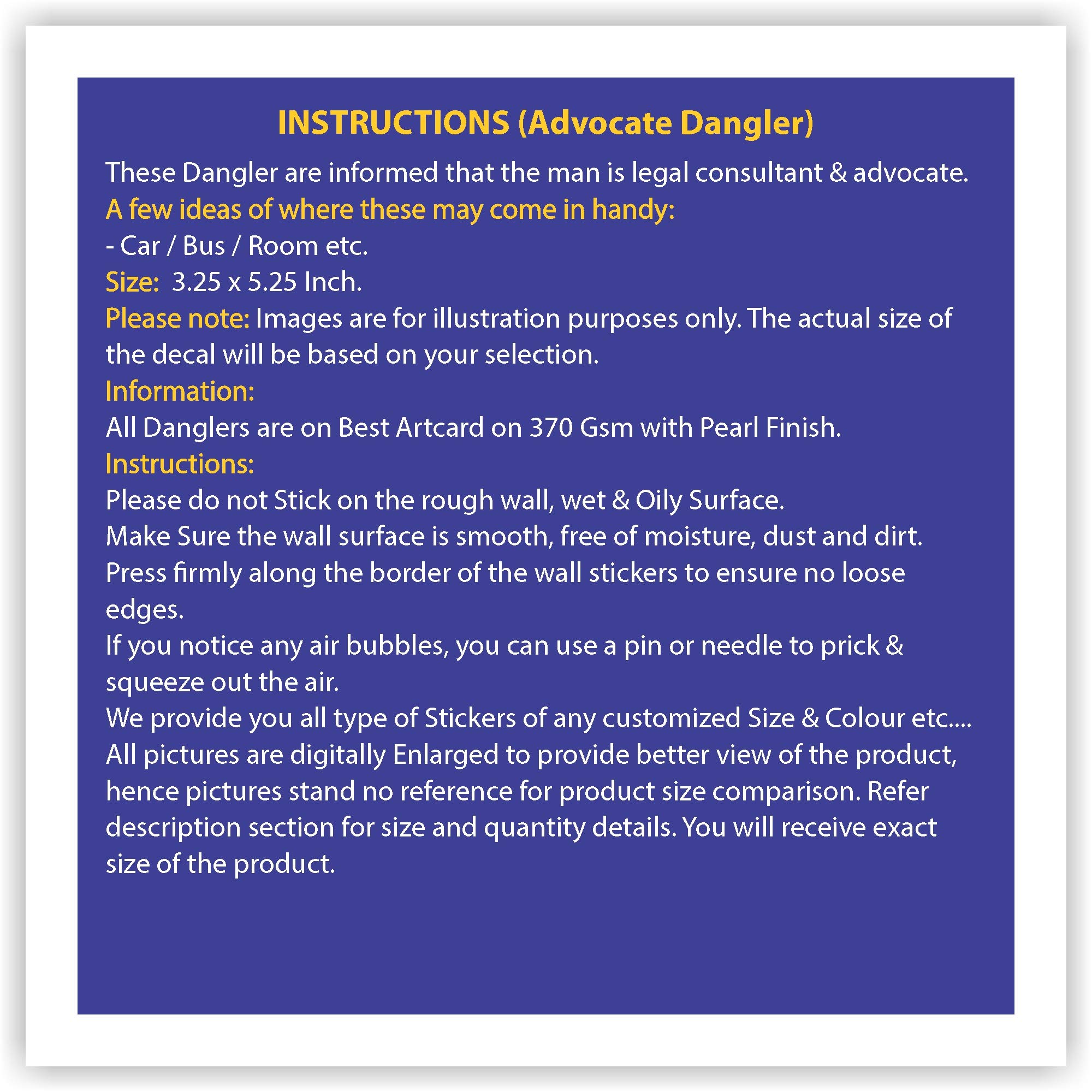 Anne Print Solutions® Doctor Car Hanging Dangler Both Side Printing Medicines Cure Diseases, But Only Doctors Can Cure Patients for Car Pack of 2 Pcs Size 5.25* Inch X 3.25 Inch 4