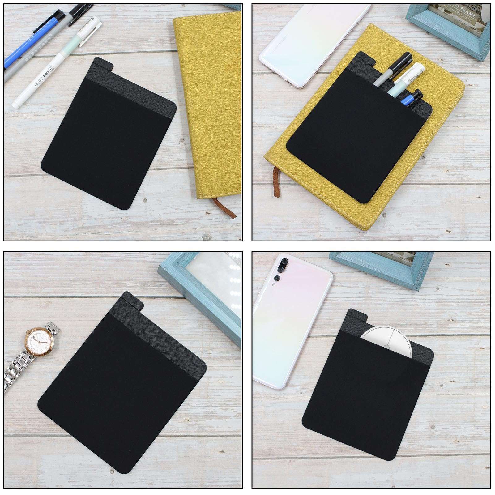 Laptop Pouch Bag, Adhesive External Hard Drive Holder, Pouch Holder for Computer Accessories, Lightweight Drive Carrying Case, Portable Hard Drive Sleeve for Wireless Mouse SSD Computer Accessories 3