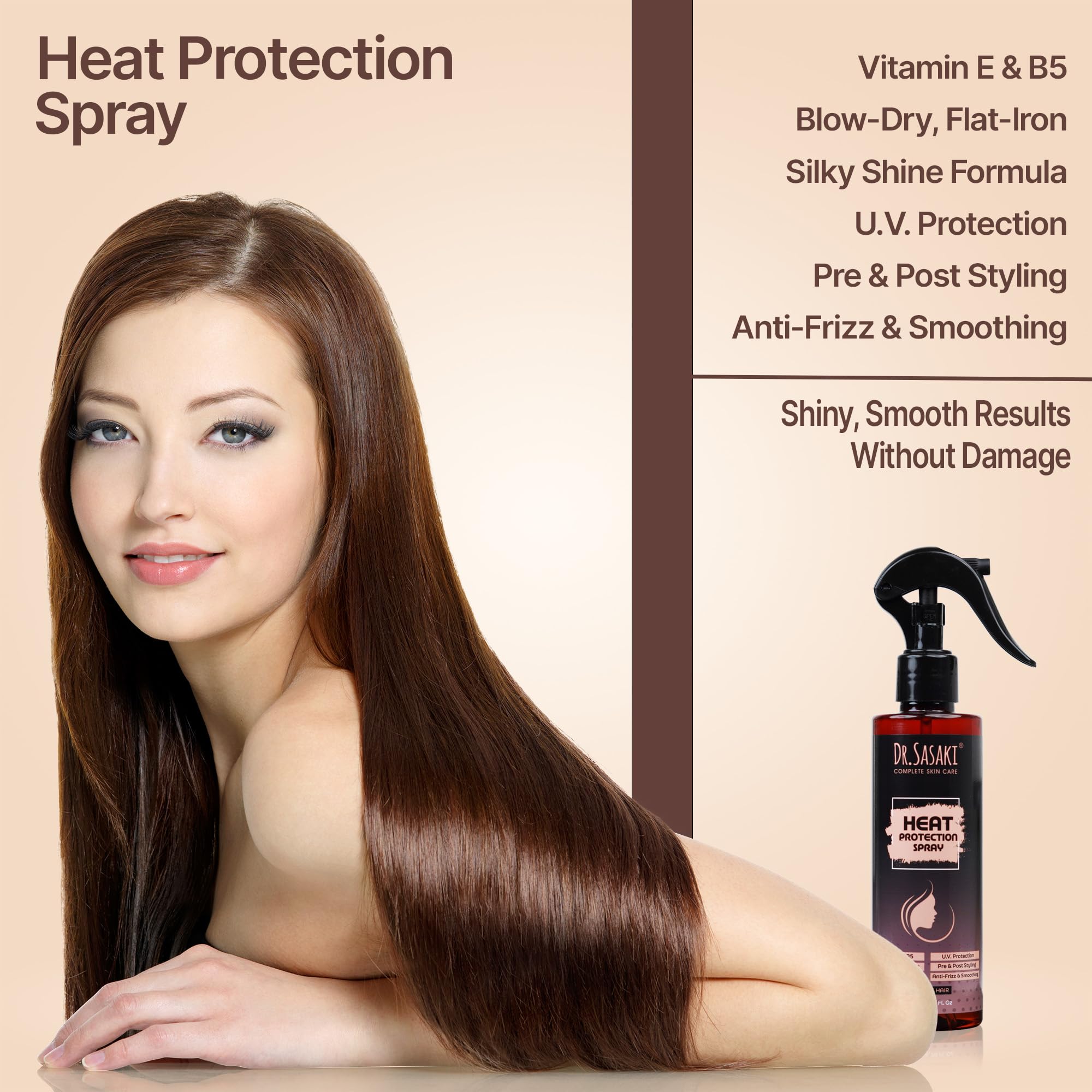 Dr.Sasaki Complete Skin Care Hair Protection Spray, Pack of 2, 400ml 5