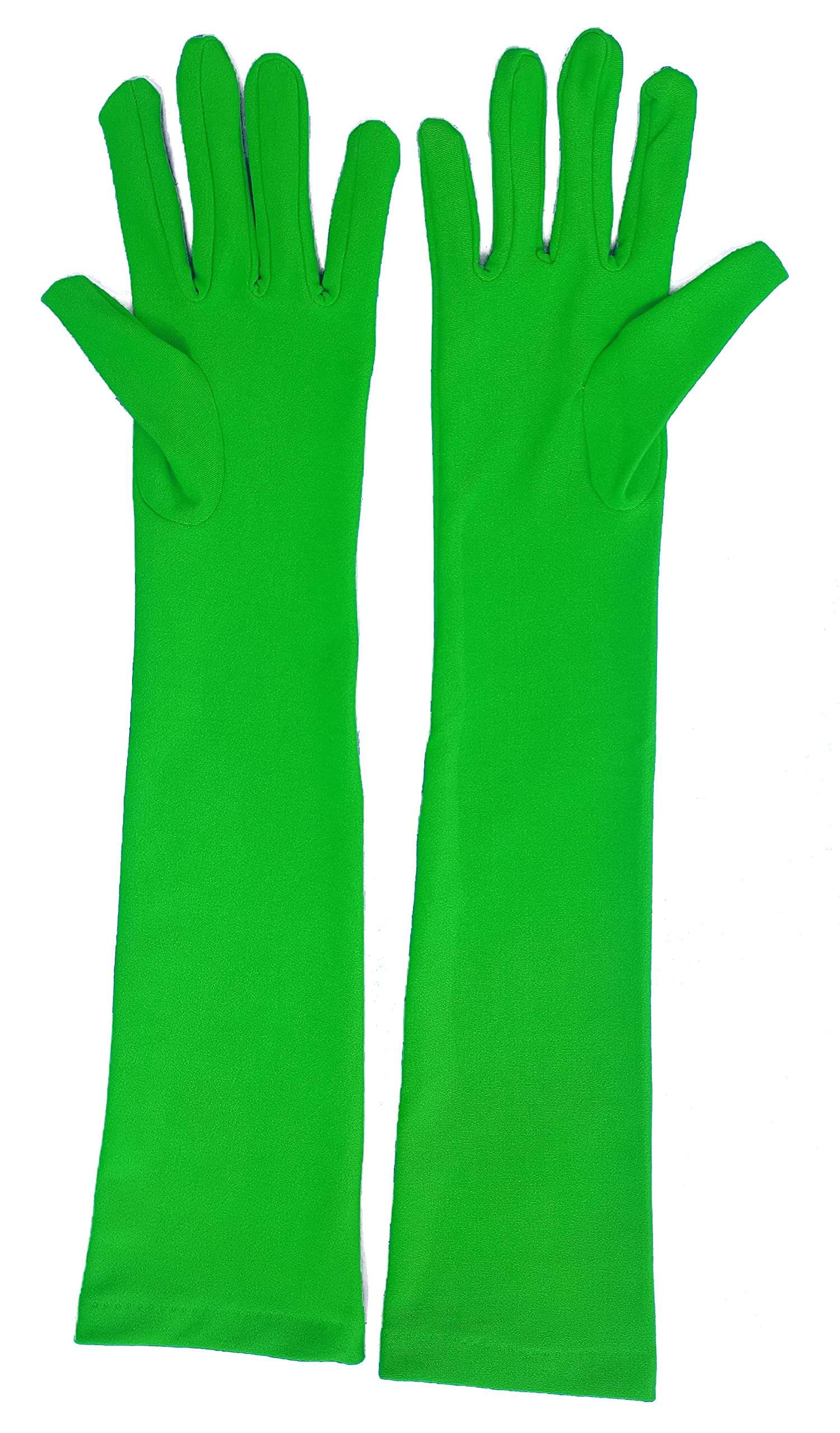 Chromakey Gloves Green Chroma Key Glove Invisible Effects Background Chroma Keying Green Gloves for Green Screen Photography Photo Video… (Tight, Green), 50x12cm 3
