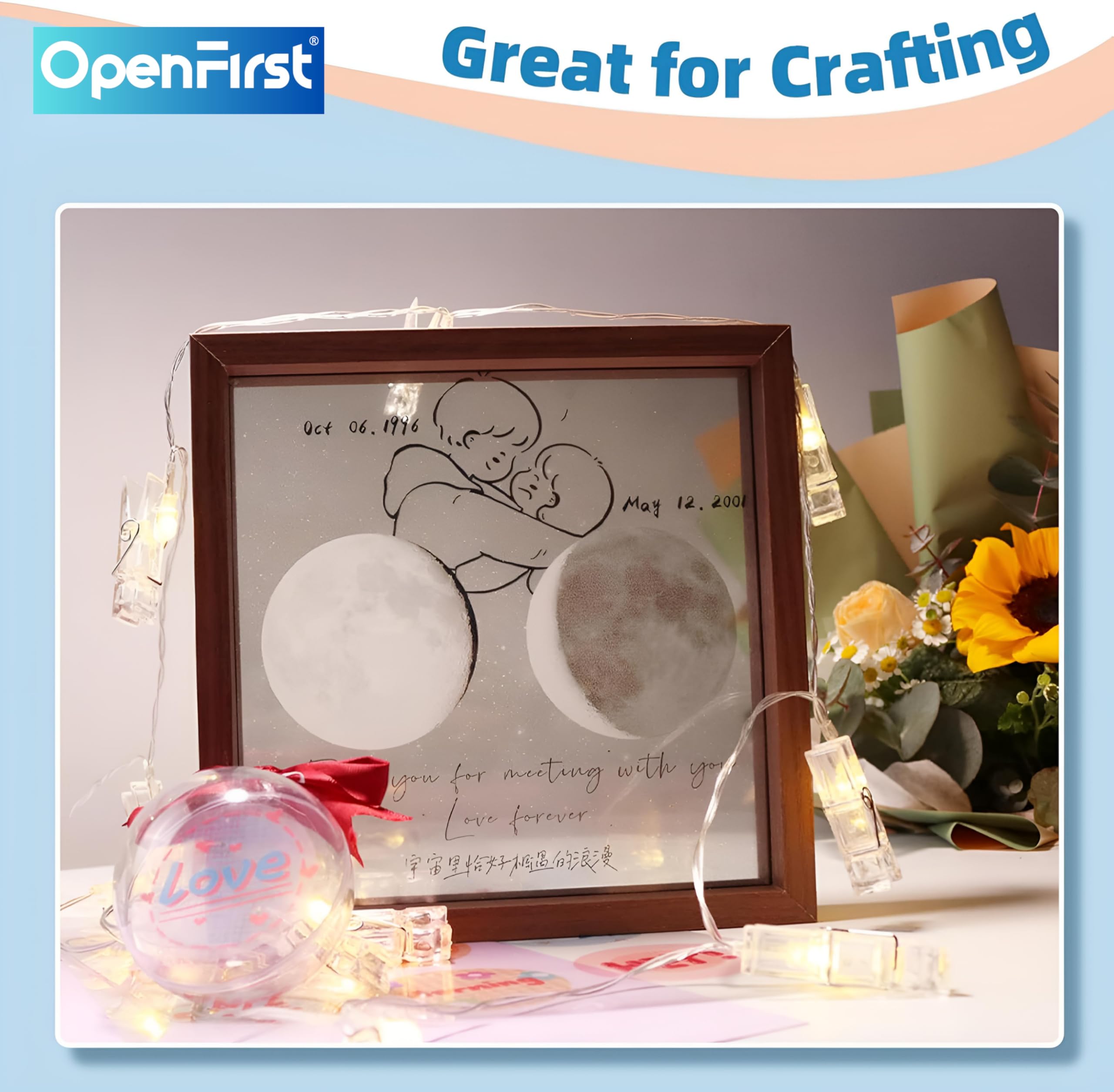 OpenFirst® A3 Size OHP Sheets Transparent Glossy Film 120 Micron, Pack of 25 Sheets for Tracing Paper Art and Craft 4