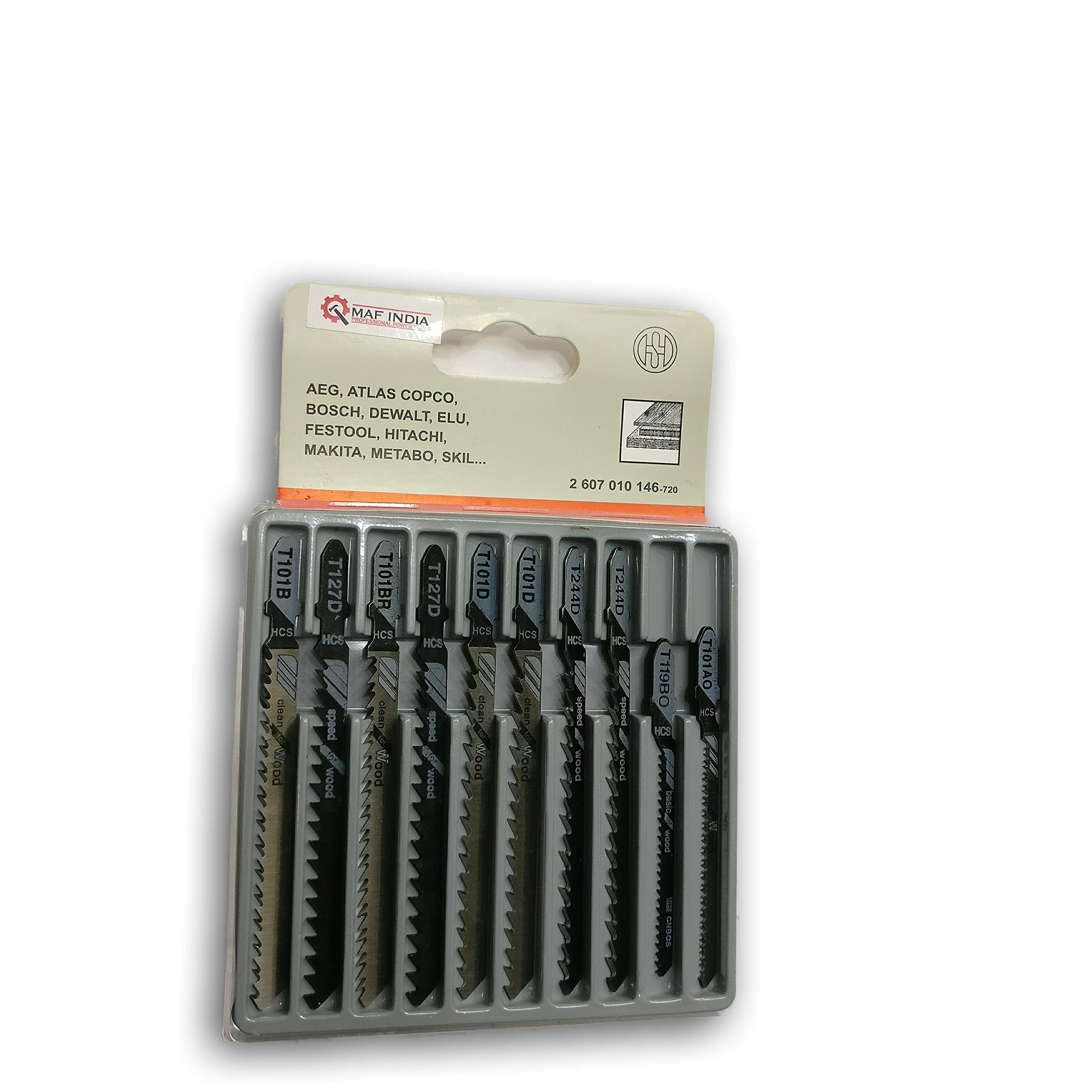 KROST TC818-10P Giant Pack of 10 Pieces Superior Quality Jigsaw Blades for Wood 2