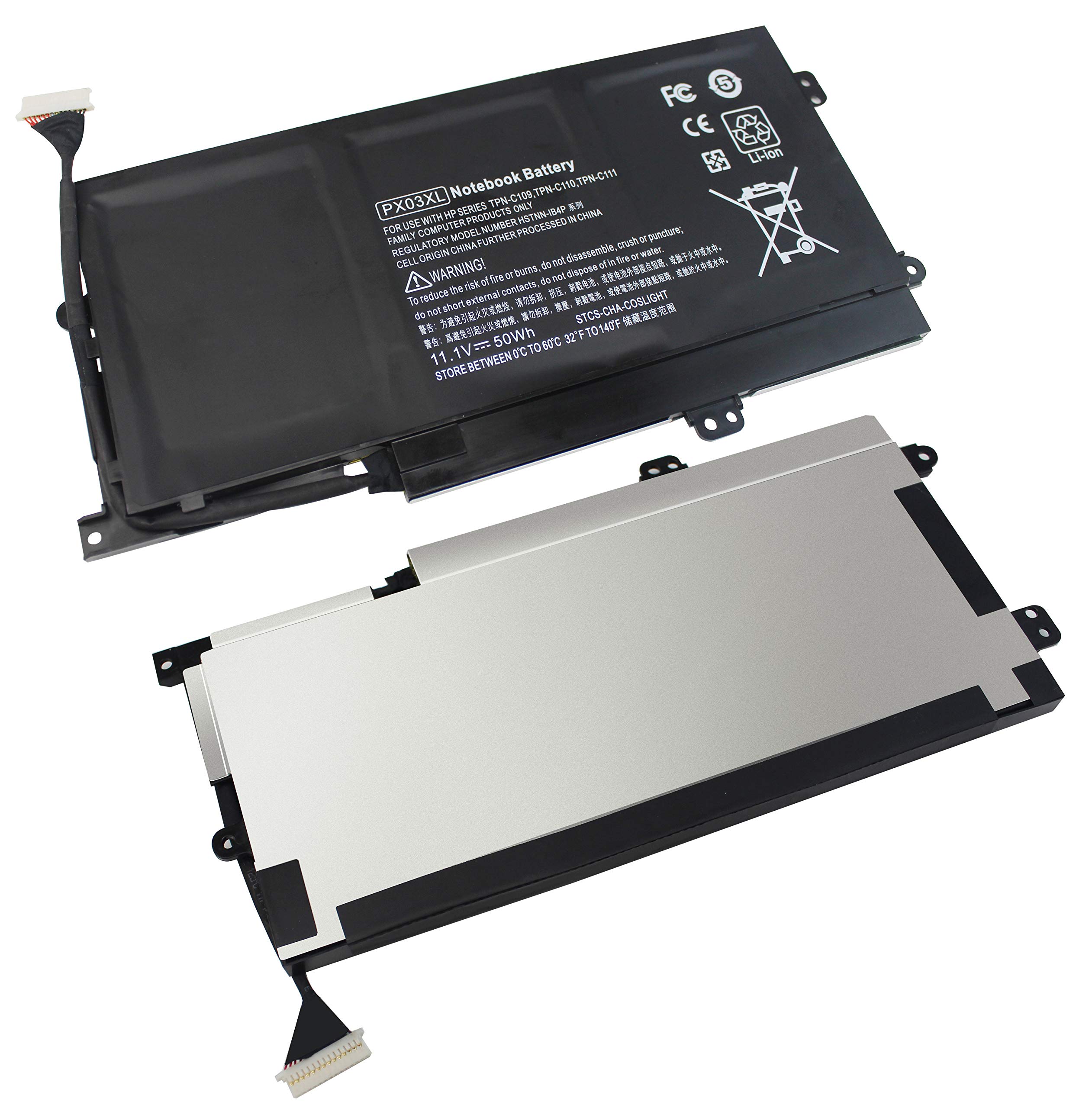 PX03XL 715050-001 K002TX K022DX Battery for HP Envy 14 Touchsmart M6 M6-K M6-k022dx M6-K125DX M6-K015DX M6-K025DX M6-K010DX M6-K022DX 14-K112NR 14-K002TX 714762-1C1 TPN-C109 TPN-C110 TPN-C111 Laptop 5