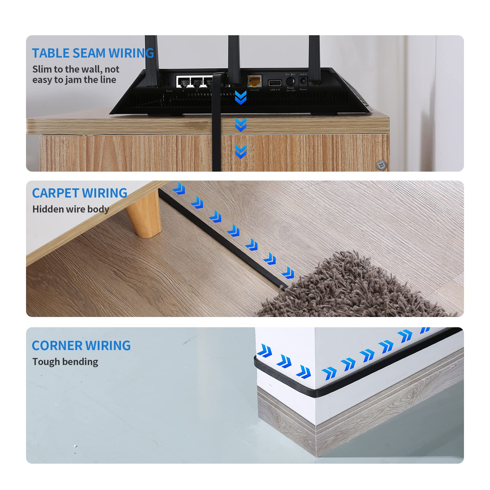 Eslye CAT 8 Ethernet Cable, High Speed Flat Internet Network LAN Cable Patch Cord for PS5,Xbox,Modem,Gaming Indoor and Outdoor Use 6