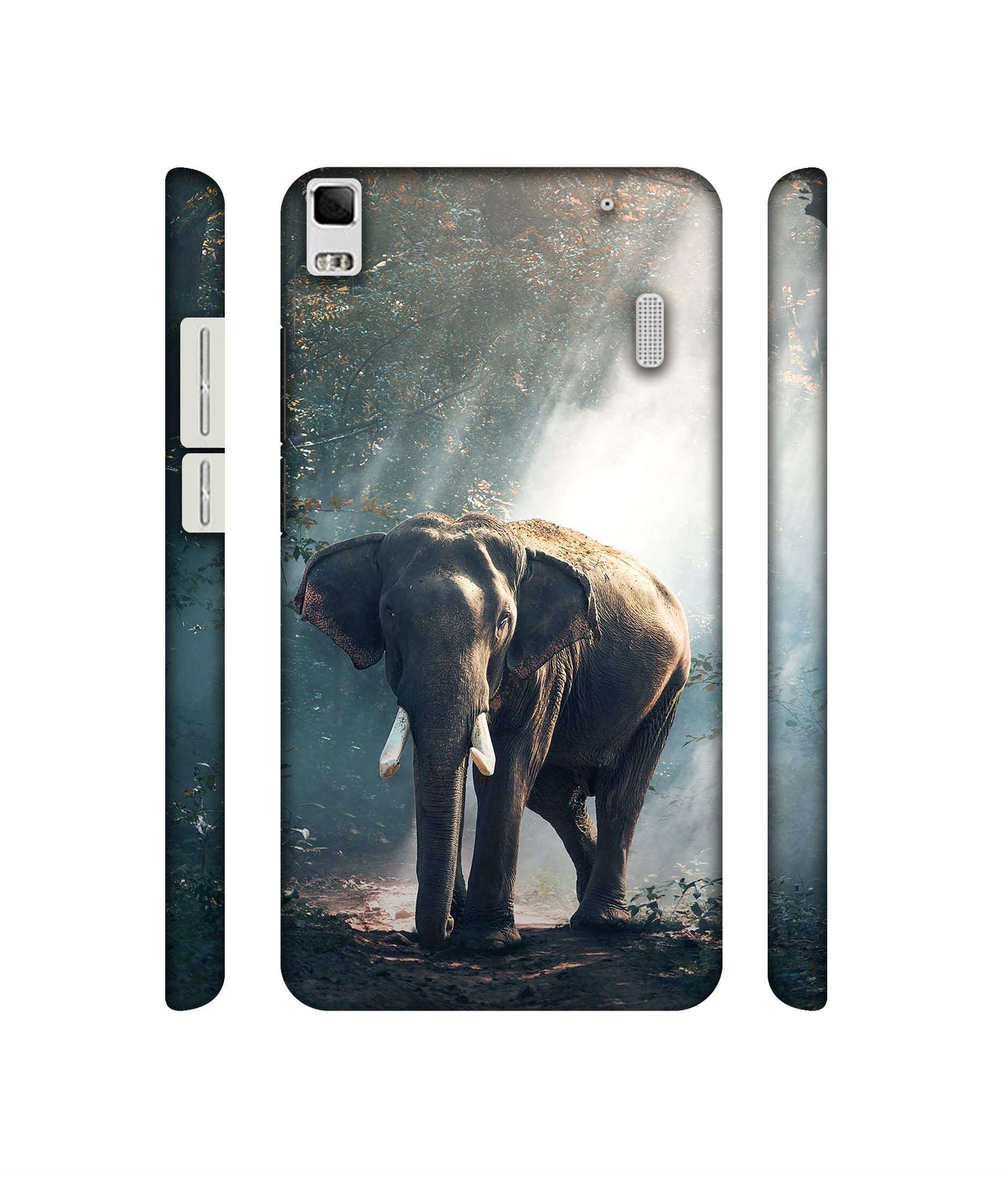 Amazon Brand - Solimo Designer Elephant 3D Printed Hard Back Case Mobile Cover for Lenovo A7000 3