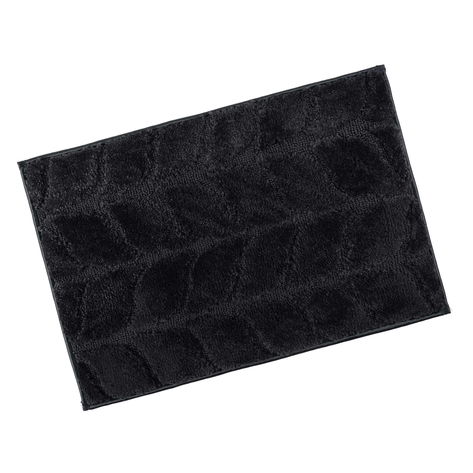 Kuber Industries Pack of 2 Anti Skid Microfiber Outdoor Mats for Home Entrance | Indoor & Outdoor Paidan | Doormats for Main Door Entrance of Office | Leaf Design - Brown & Grey 4