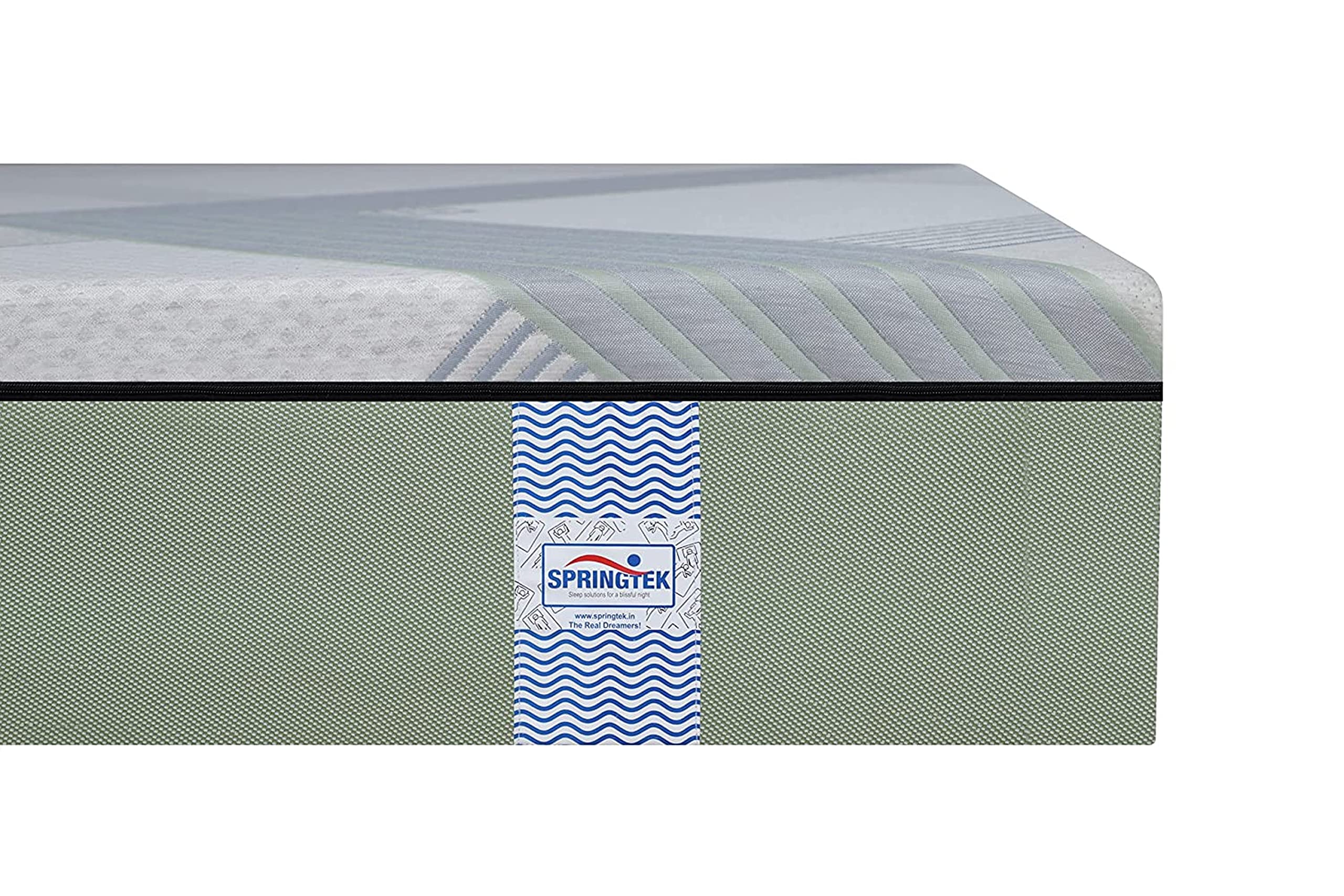 Springtek Supernova Hybrid Latex Mattress | 30 Nights Trial | 8 Inches 4 Layered Orthopedic Mattresses | GOLS CERTFIED Natural Latex With Back/Spine Support | Hard Orthopaedic Cool Memory & HD Foam Queen Size Bed Gadda | 78x60 Inch, 11 Years Warranty By Springtek 5