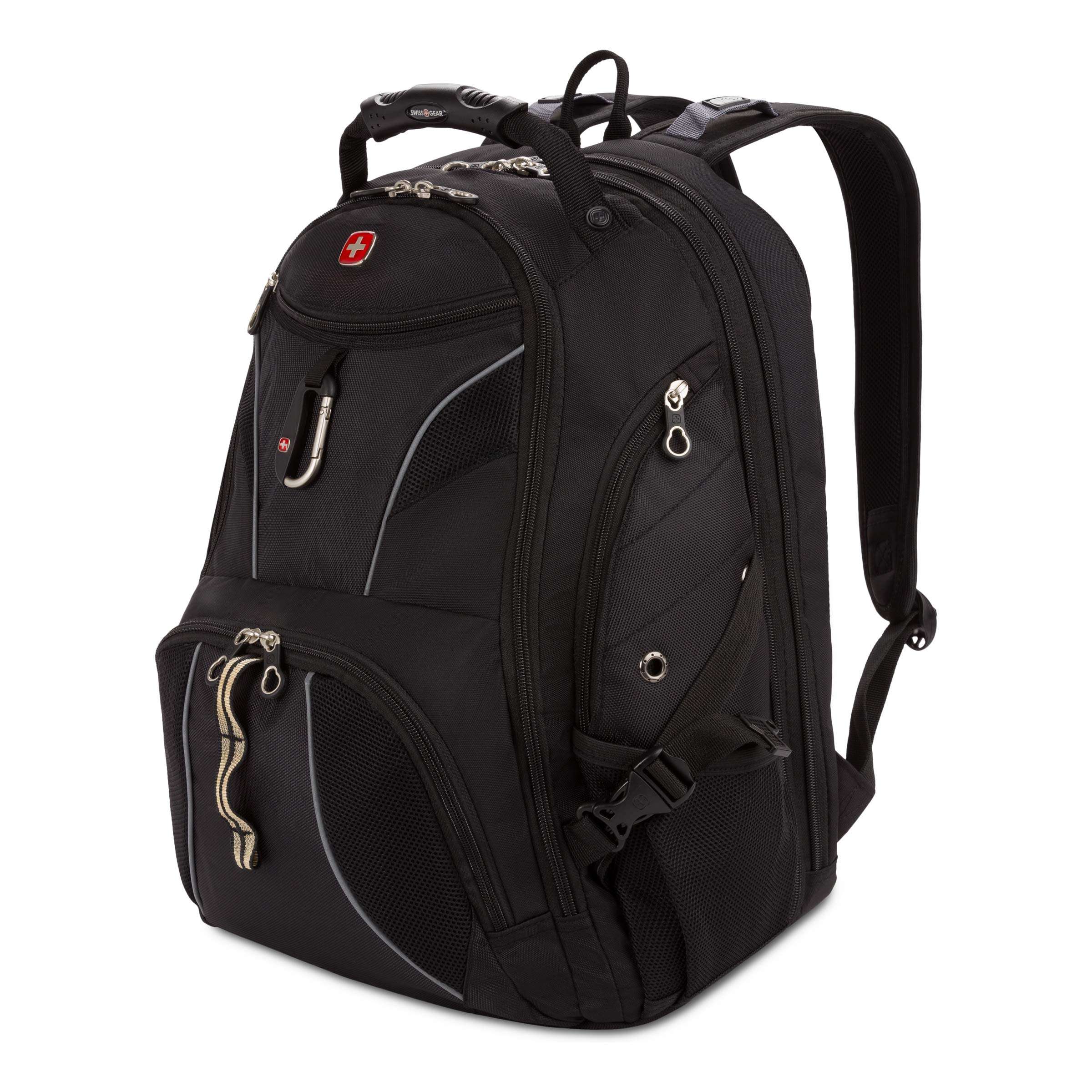 Swiss Gear SA1923 Black TSA Friendly ScanSmart Laptop Backpack - Fits Most 15 Inch Laptops and Tablets 1
