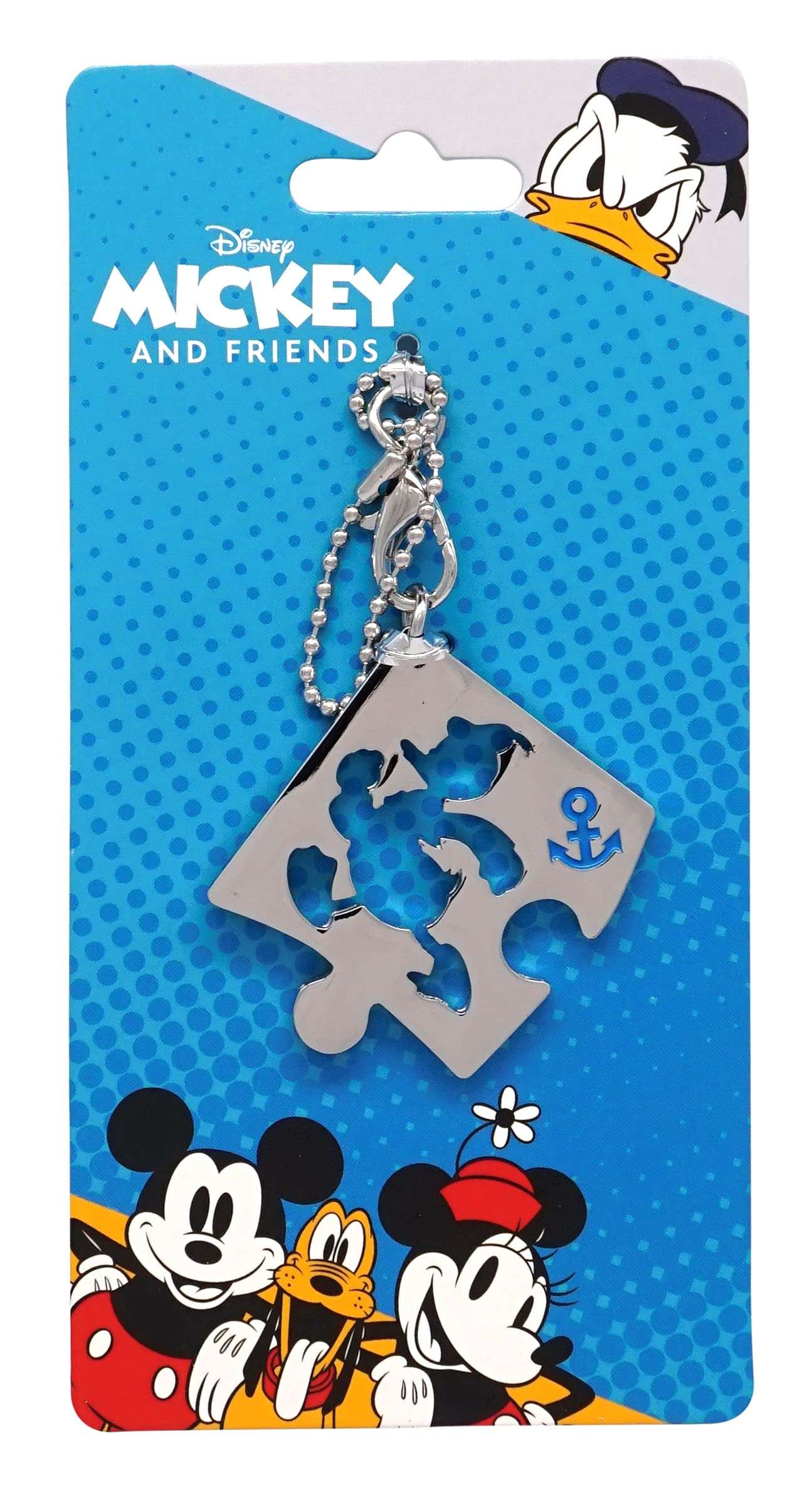 Donald Duck Puzzle Pewter Key Ring 3