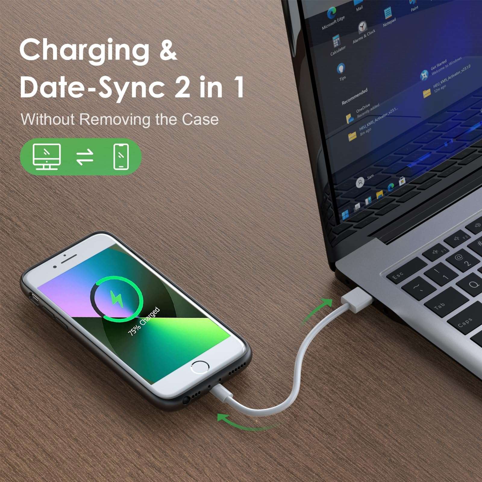 Battery Case for iPhone 6/6s/7/8/SE(2022/2020)(6.1 Inch), [2024 Upgraded] Ultra-Slim 7000mAh Portable Extended Charging Case Cover for iPhone 8, iPhone 7, iPhone 6/6s, iPhone SE Charger Case (Black) 6