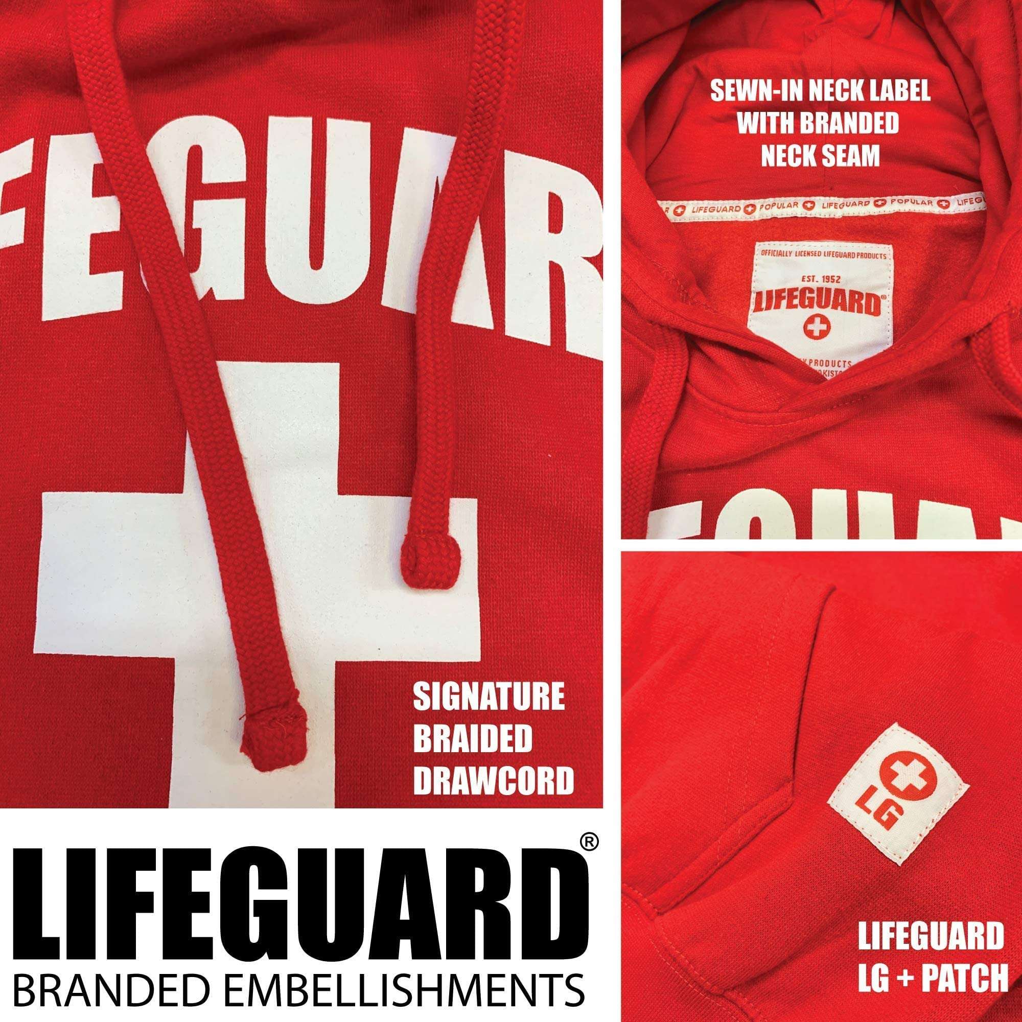 LIFEGUARD Officially Licensed Mens Halloween Costume Combo Pack Hoodie, Shorts, Hat, Fanny Pack … 6