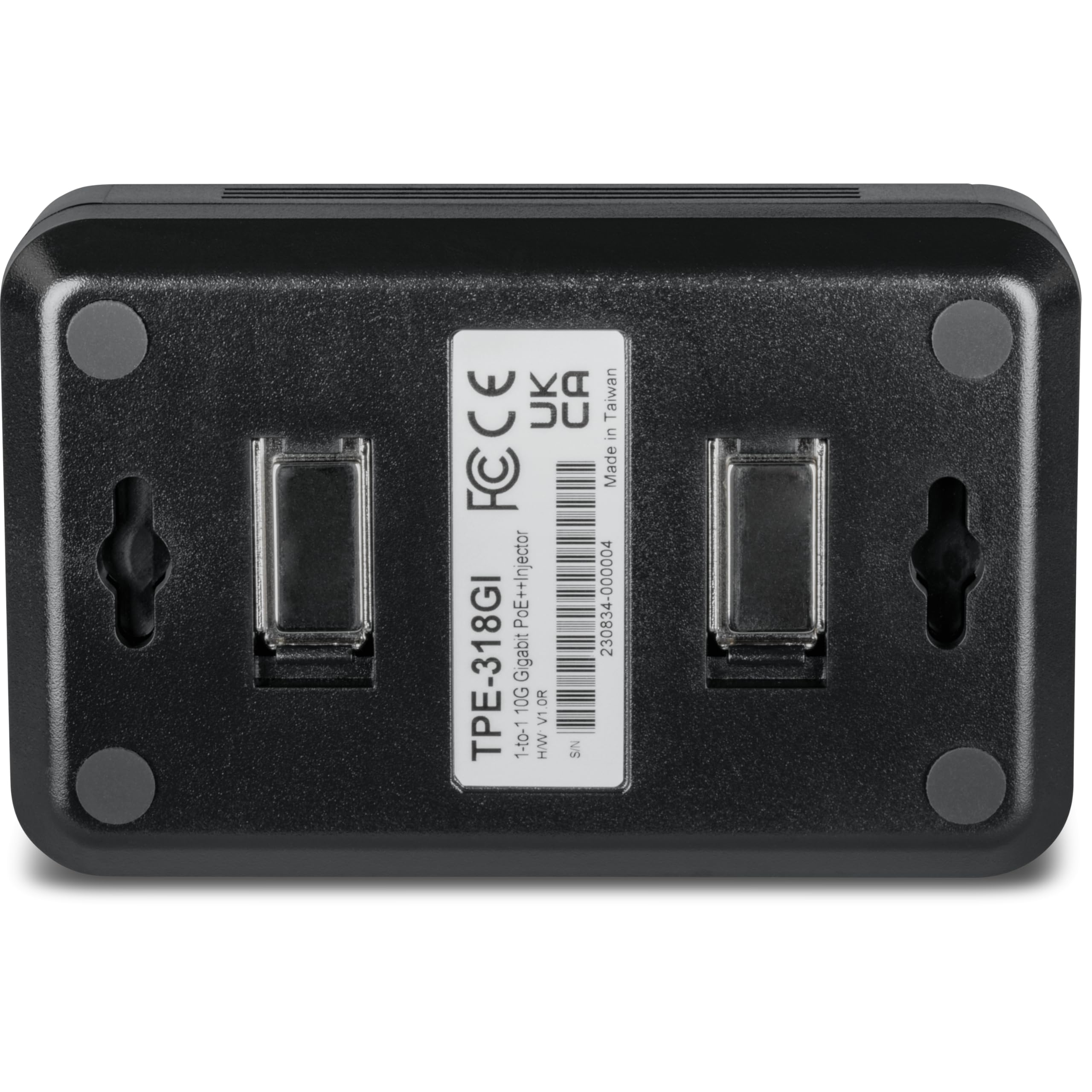 TRENDnet 10G PoE++ Injector, TPE-318GI, Converts a NonPoE Port to A PoE++ 10G Port, Supplies PoE (15.4W), PoE+ (30W), or PoE++ (90W) 4
