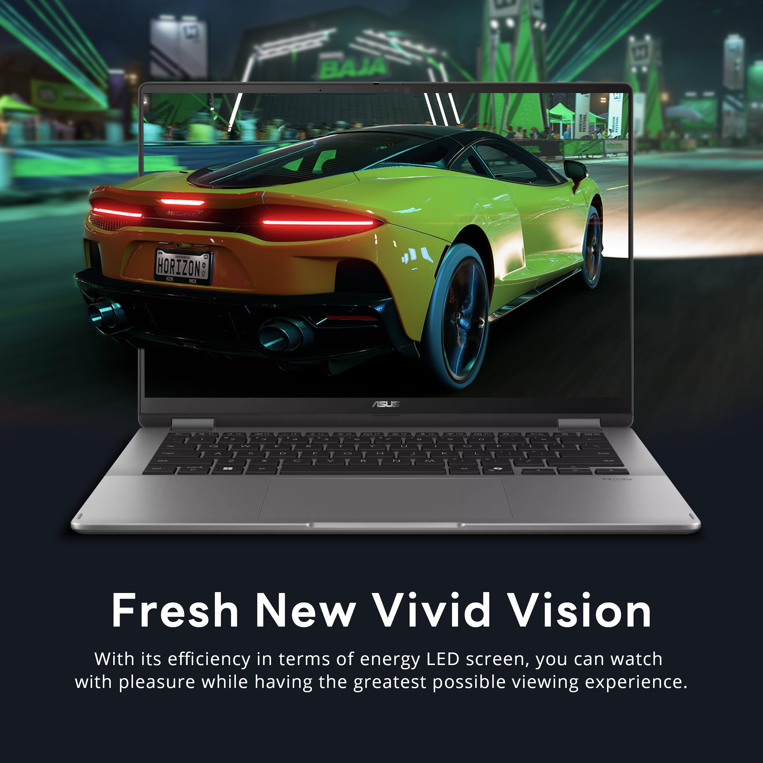 ASUS Vivobook Flip 14" 2-in-1 OLED Touchscreen Laptop, Intel Core Ultra 7 256V, 16GB LPDDR5, 3TB(2TB SSD&1TB Docking Station), Intel Arc Graphics, Backlit Chiclet Keyboard, Copilot+PC, Win 11, Gray 5