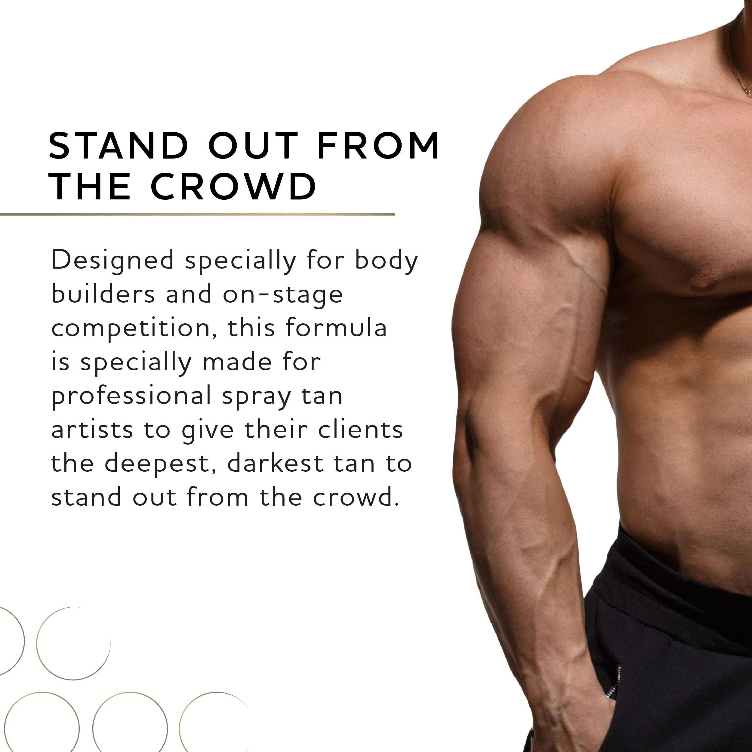 Norvell Premium Professional Sunless Tanning Spray Tan Solution - Competition Tan, 8 fl.oz., Streak Free, Fast Drying, Long Lasting Sunless Color 4