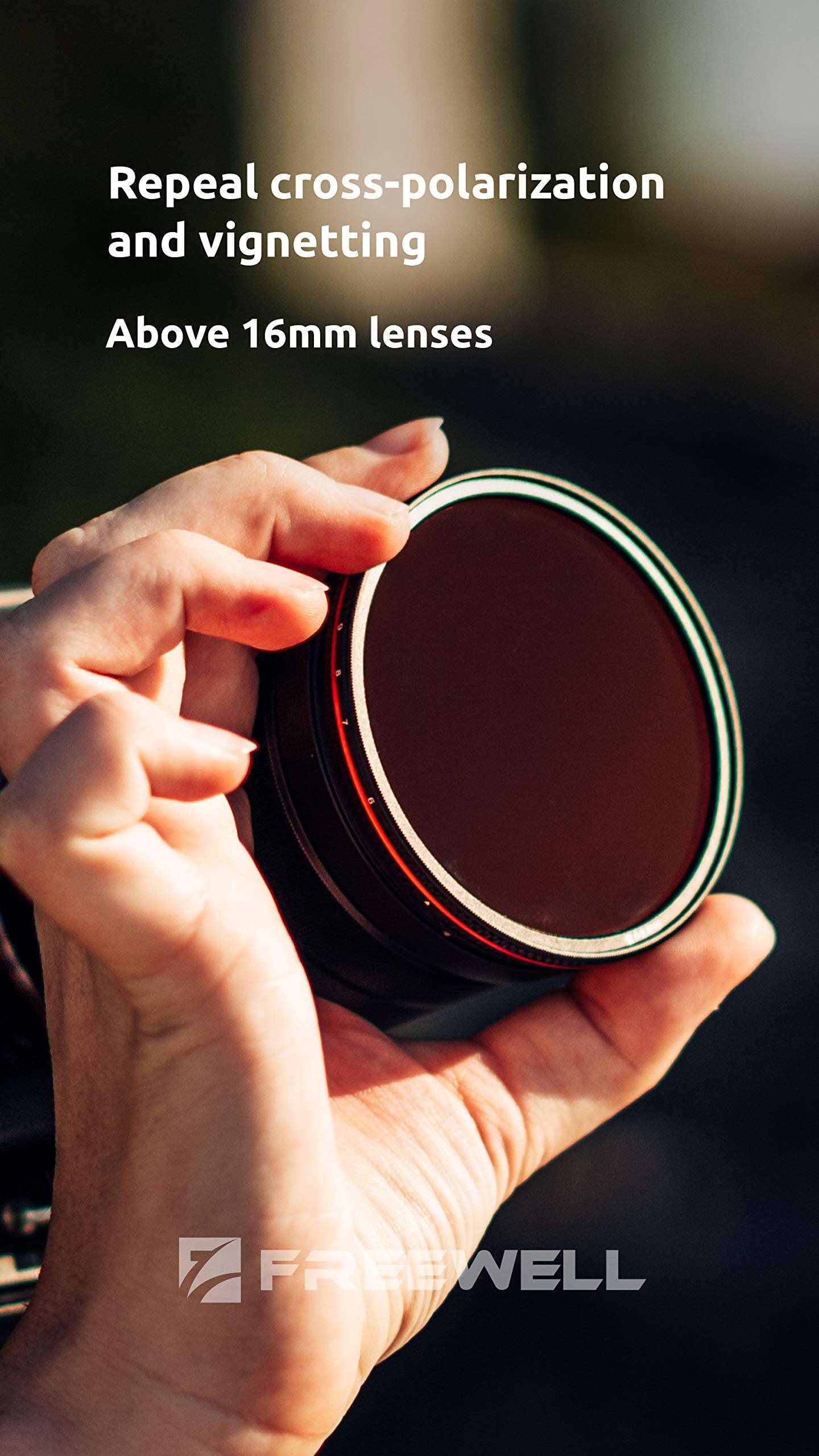 Freewell 77mm Variable ND Filter All Day 2 to 5 Stop & 6 to 9 Stop - 2Pack 4