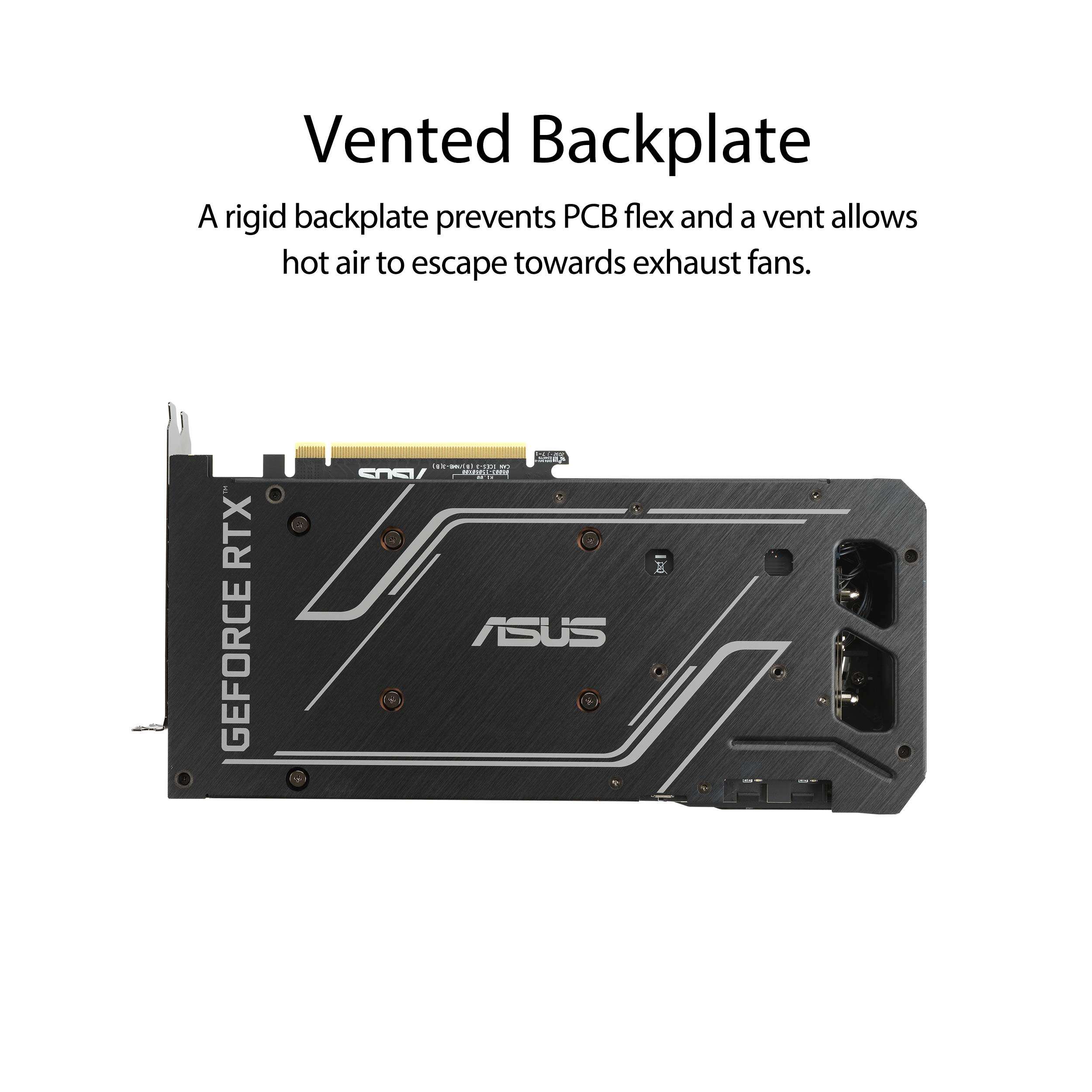 ASUS KO NVIDIA GeForce RTX 3070 OC Edition 8GB GDDR6 Gaming Graphics Card (PCIe 4.0, 8GB GDDR6 Memory, HDMI 2.1, DisplayPort 1.4a, Axial-tech Fan Design, 0dB Technology, Enduring capacitors) 6