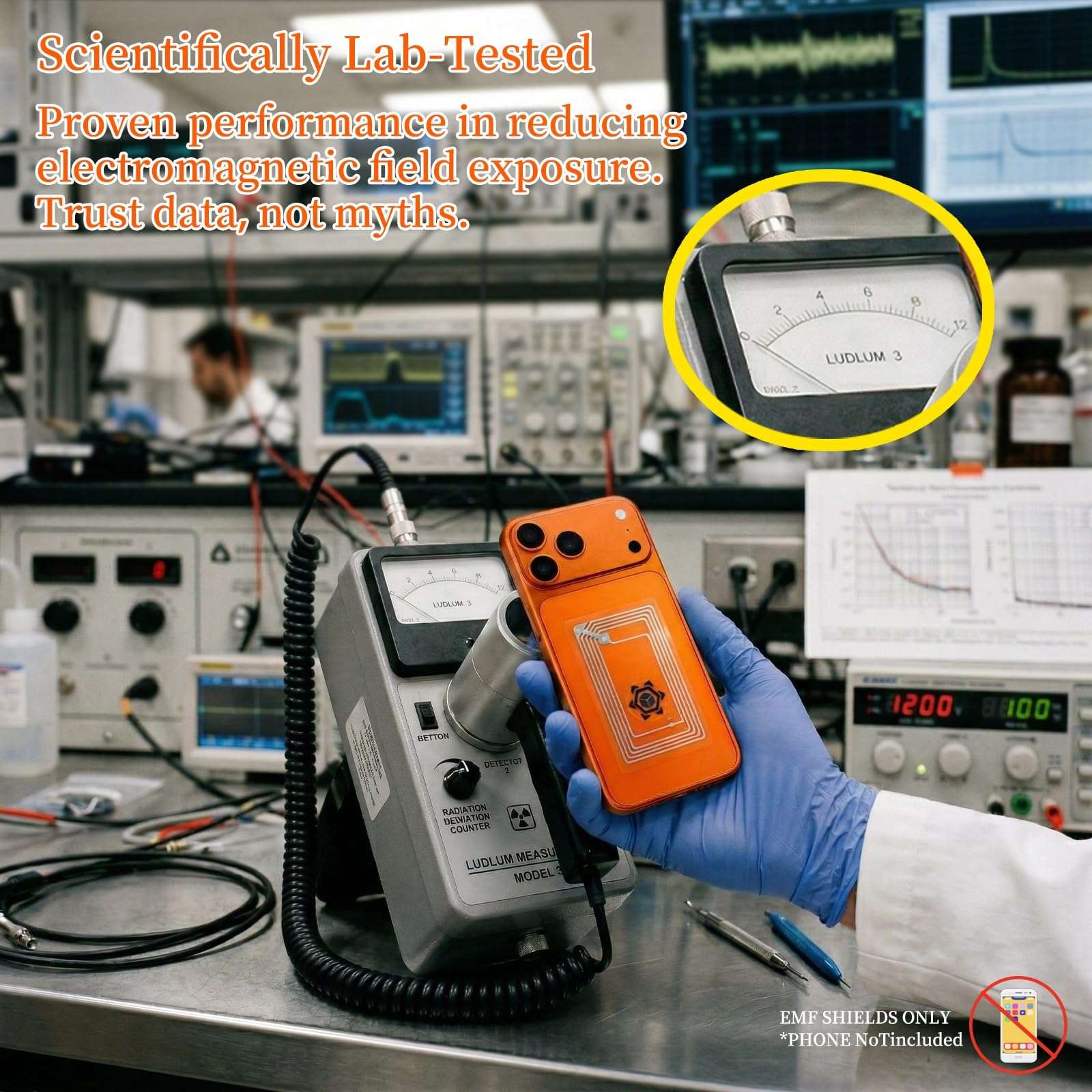 Sapbont EMF Blocker for Cell Phone - EMF Protection Sticker with Zero Signal Interference - 5G Wi-Fi EMF Shielding Chip for Pregnant Women, Kids - Anti EMF Neutralizer for iPhone, Laptop 4