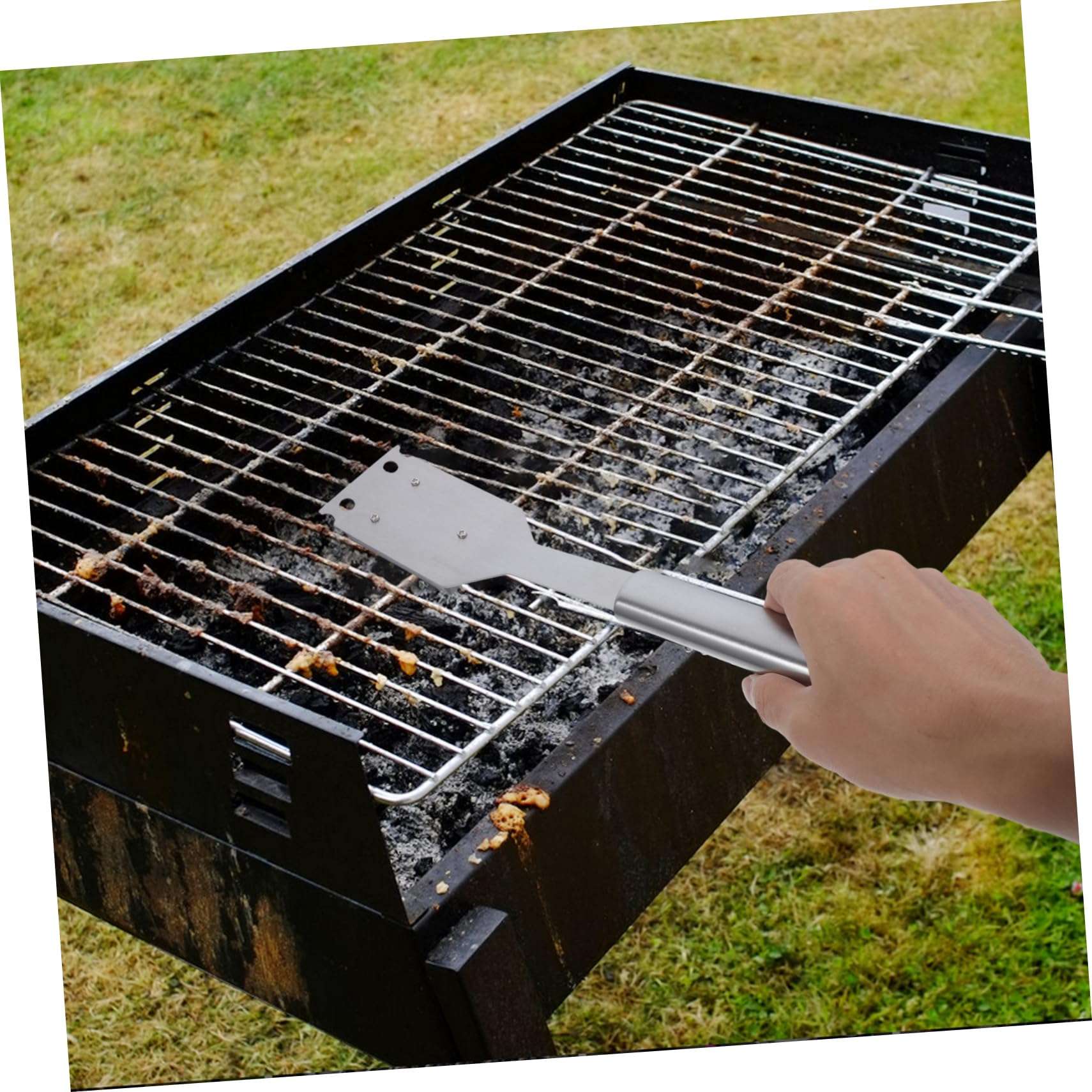 YARNOW BBQ Grill Brush Grill Cleaner Brush Grates Maintenance Pool Cleaning Scrubber 6