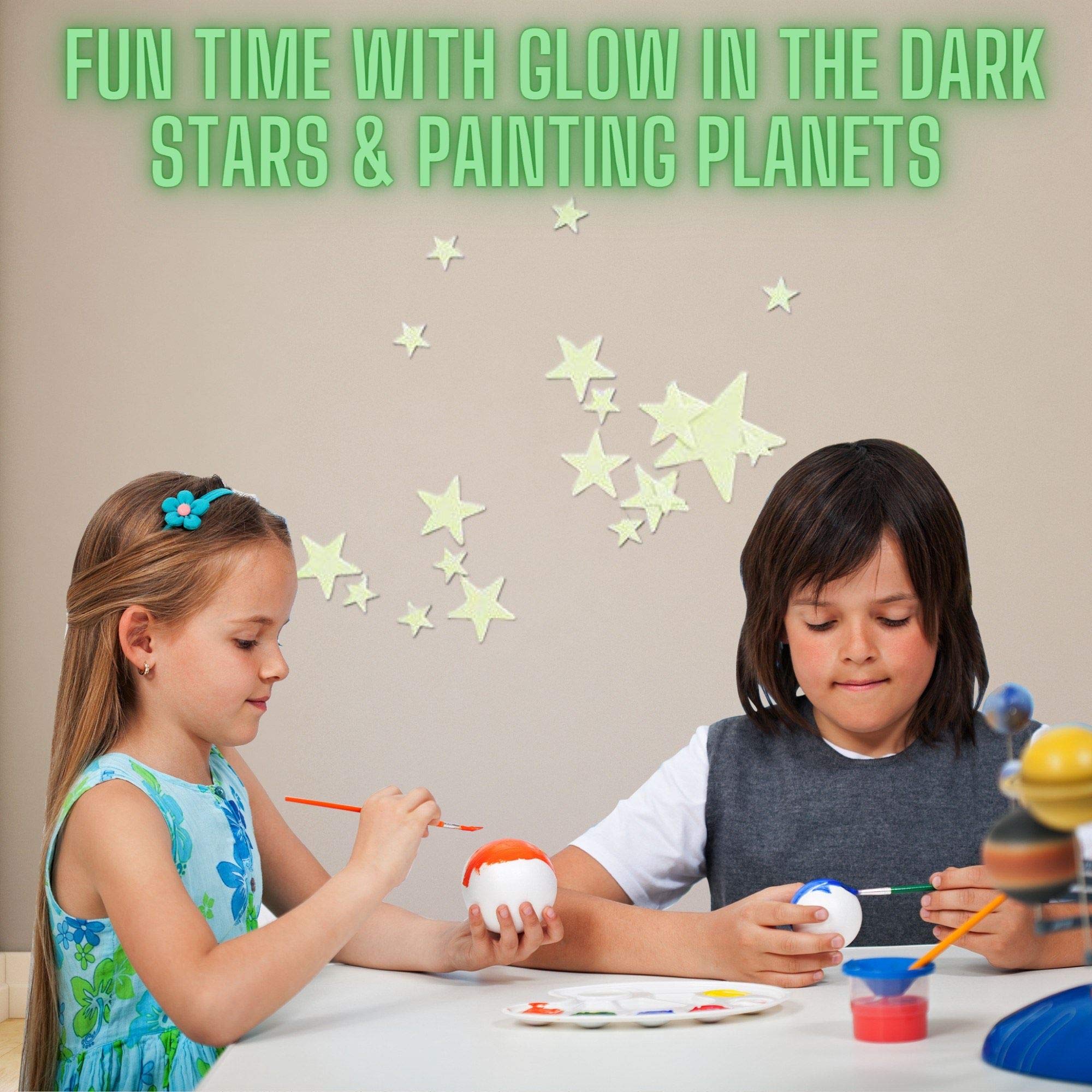 Jigamix Outer Space Science Kit for Kids 6 & Up Learn About Solar System - Planets- Moon Calendar - Measure Latitude - Constellations - Meteors 7 Different Activities Include 3D Solar System Poster 4
