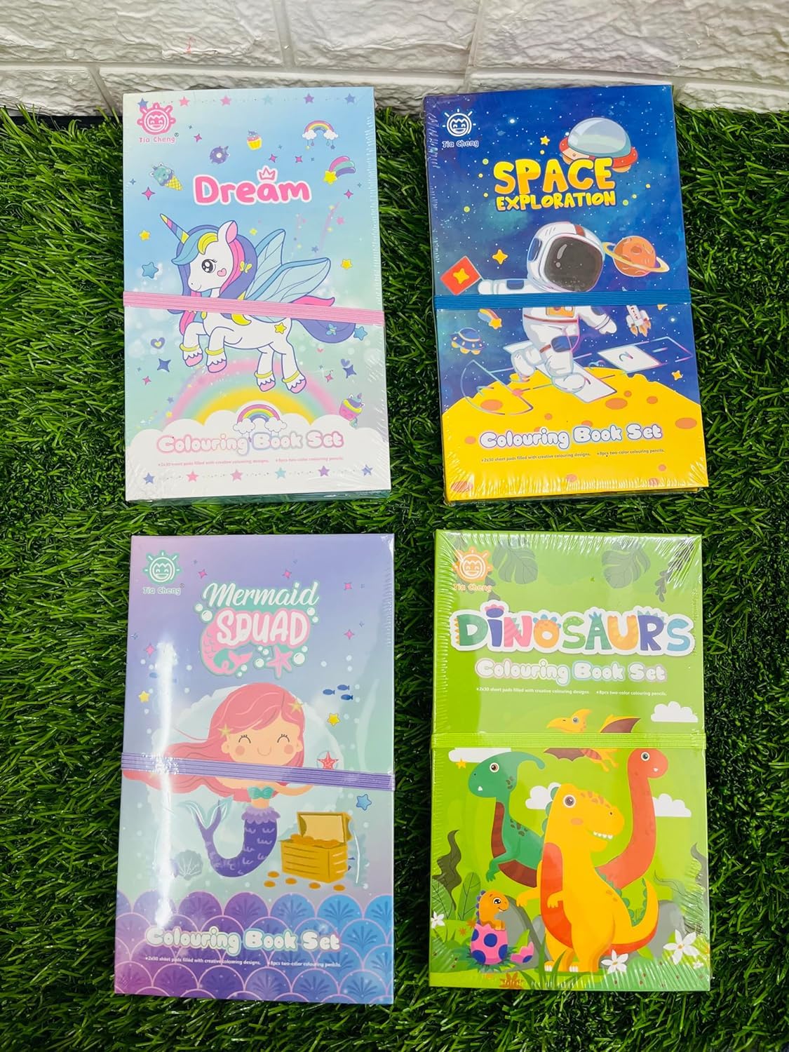 Paaroots Pack of 1 Mix Theme Coloring Scratch Book with 8 Double Side Colour Pencils and Stencils Art and Craft Drawing Scratch Book Set for 3+ Years Old Boys, Girls Return Gift for Kids[ Any1 Theme ] 5