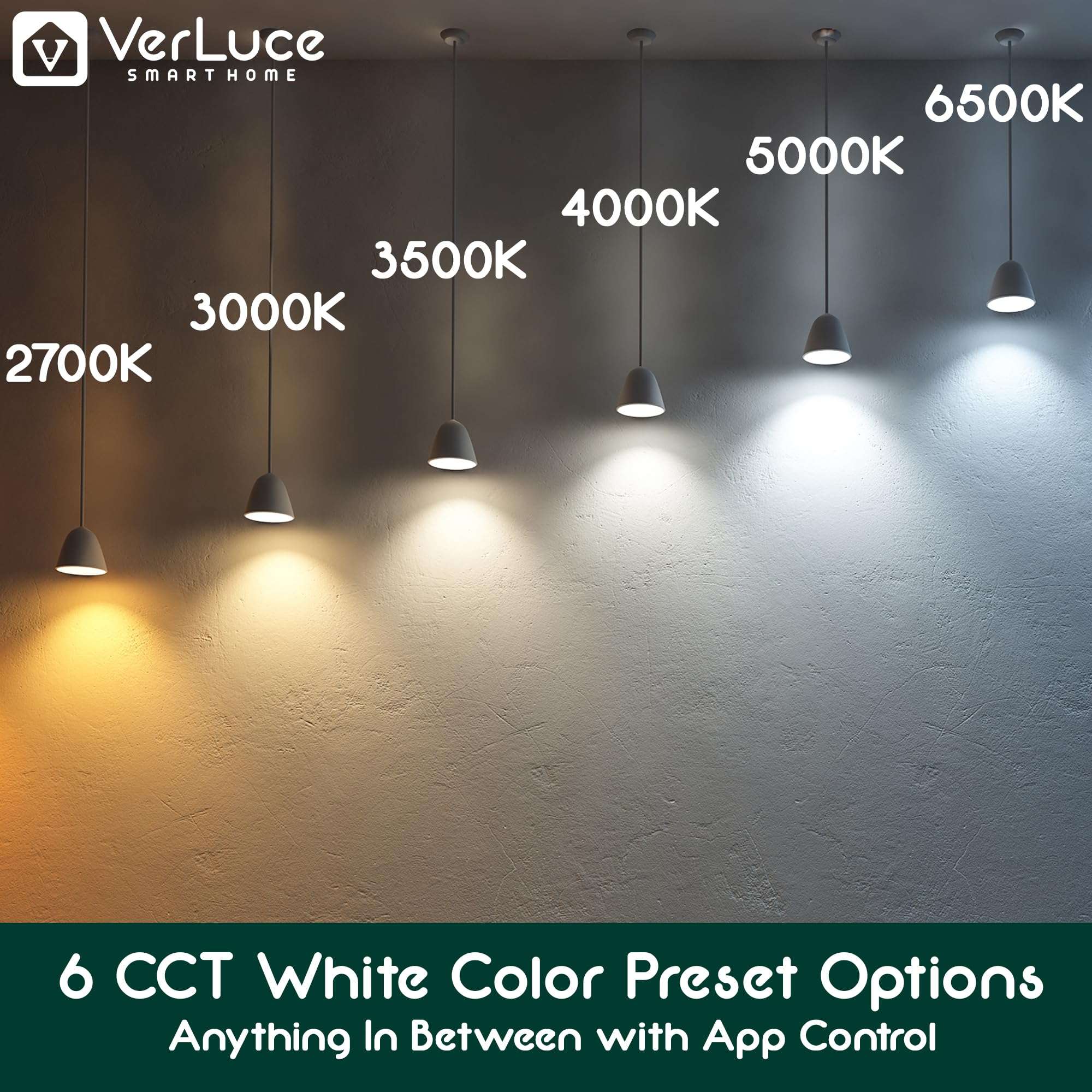 8 Puck Kit - Super Bright Wide Angle Light Spread - Smart Under Cabinet Lighting - 2700K-6500K - 95 CRI - WWA - Works With Alexa, Google, Apple - Matter Certified - Plug-In - Hands-Free Control Box 5