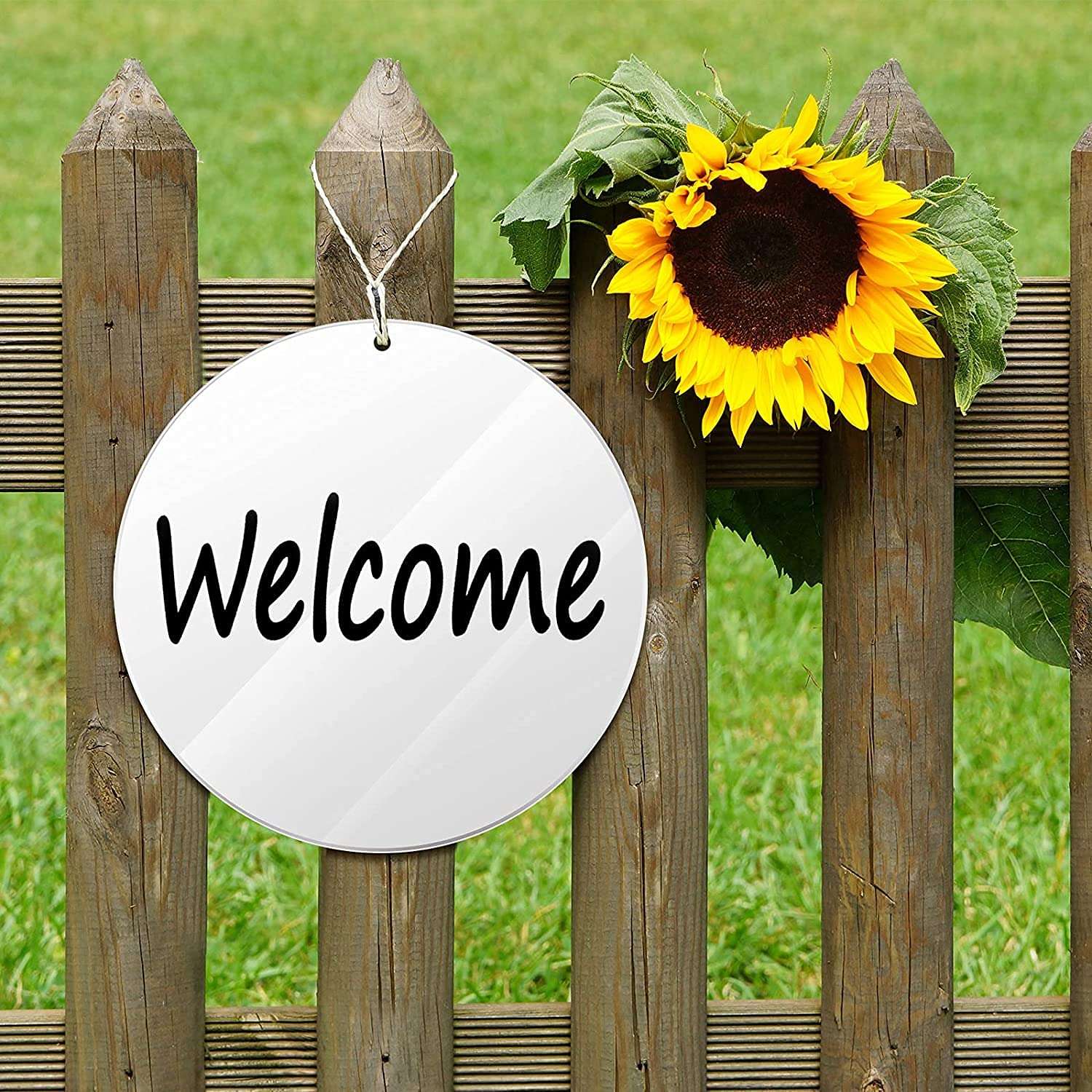 Whittlewud 3mm Pack of 3 Acrylic White Round Circle, (10 Inch x 10 inch) White Plexiglass Round Disc, Acrylic Round Sheet, Lucite Circle Round 5