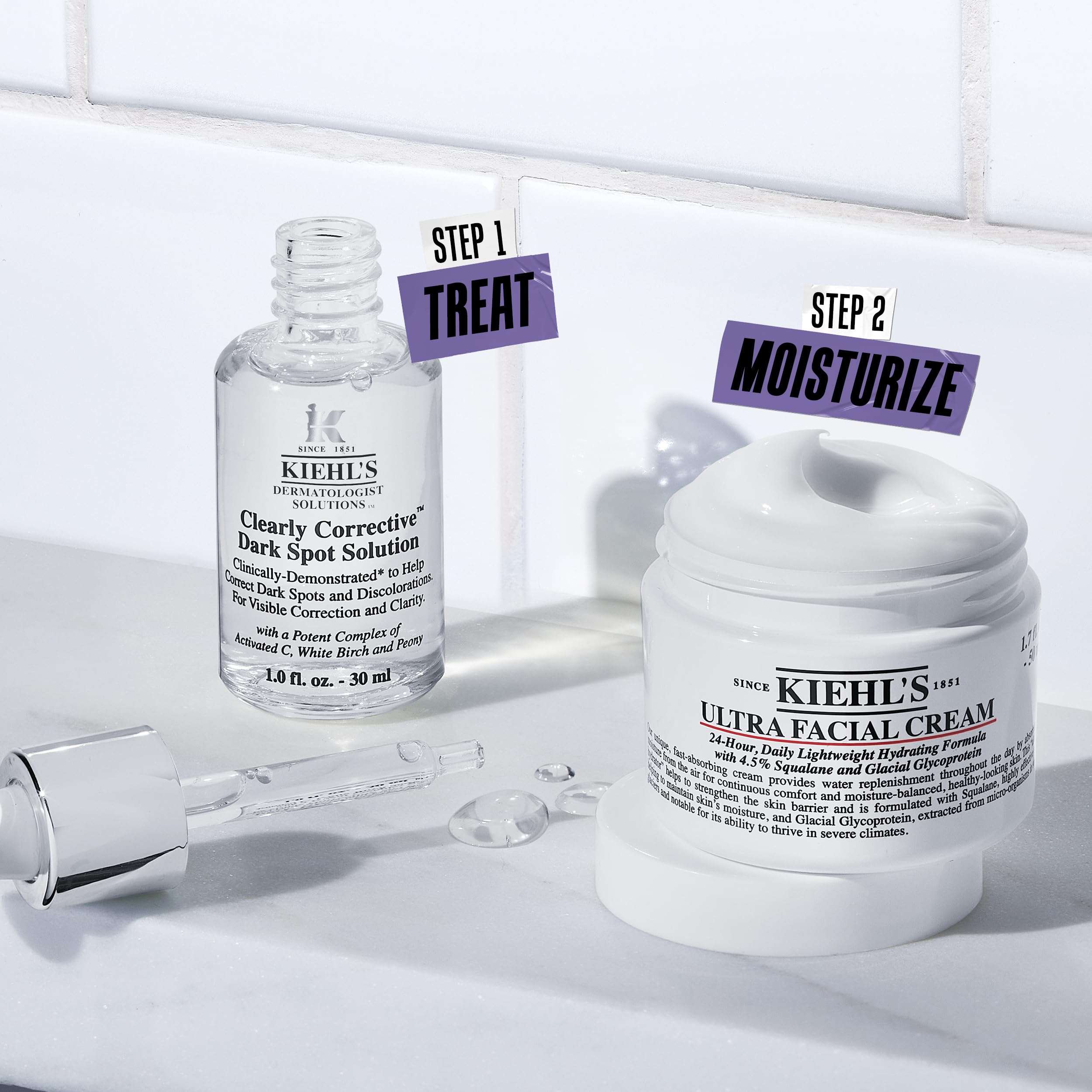 Kiehl's Brightening Skincare Set - $104 Value Routine Including Dark-Spot Fading Serum And Best-Selling Moisturizer - Brighten & Hydrate Skin 4
