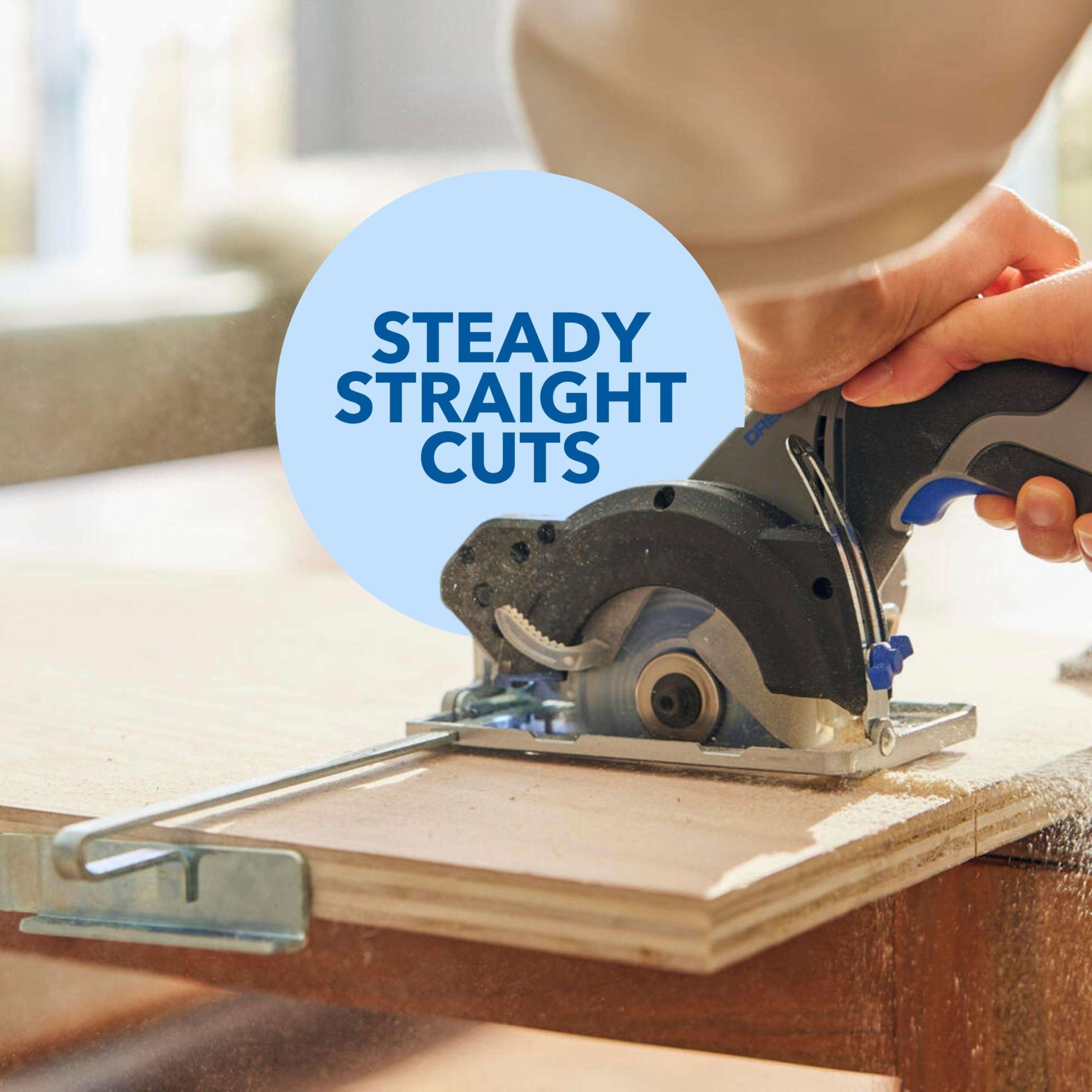 Dremel Blueprint 12V Brushless Compact Circular Saw with Integrated Laser Guide, Lithium-Ion Battery and Charger (CS12V-S1) 5