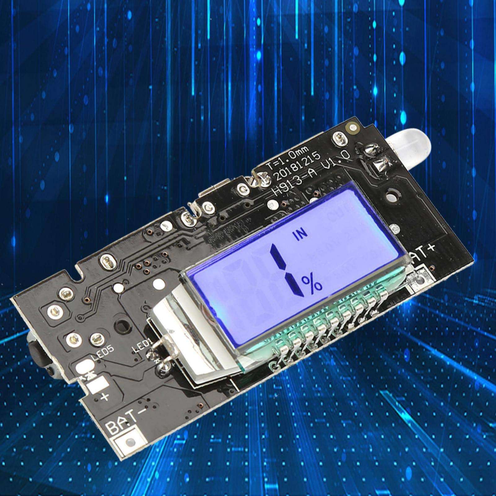 Dual USB Power Bank Module, Convenient Durable Power Bank PCB, for Battery Lithium Battery 6