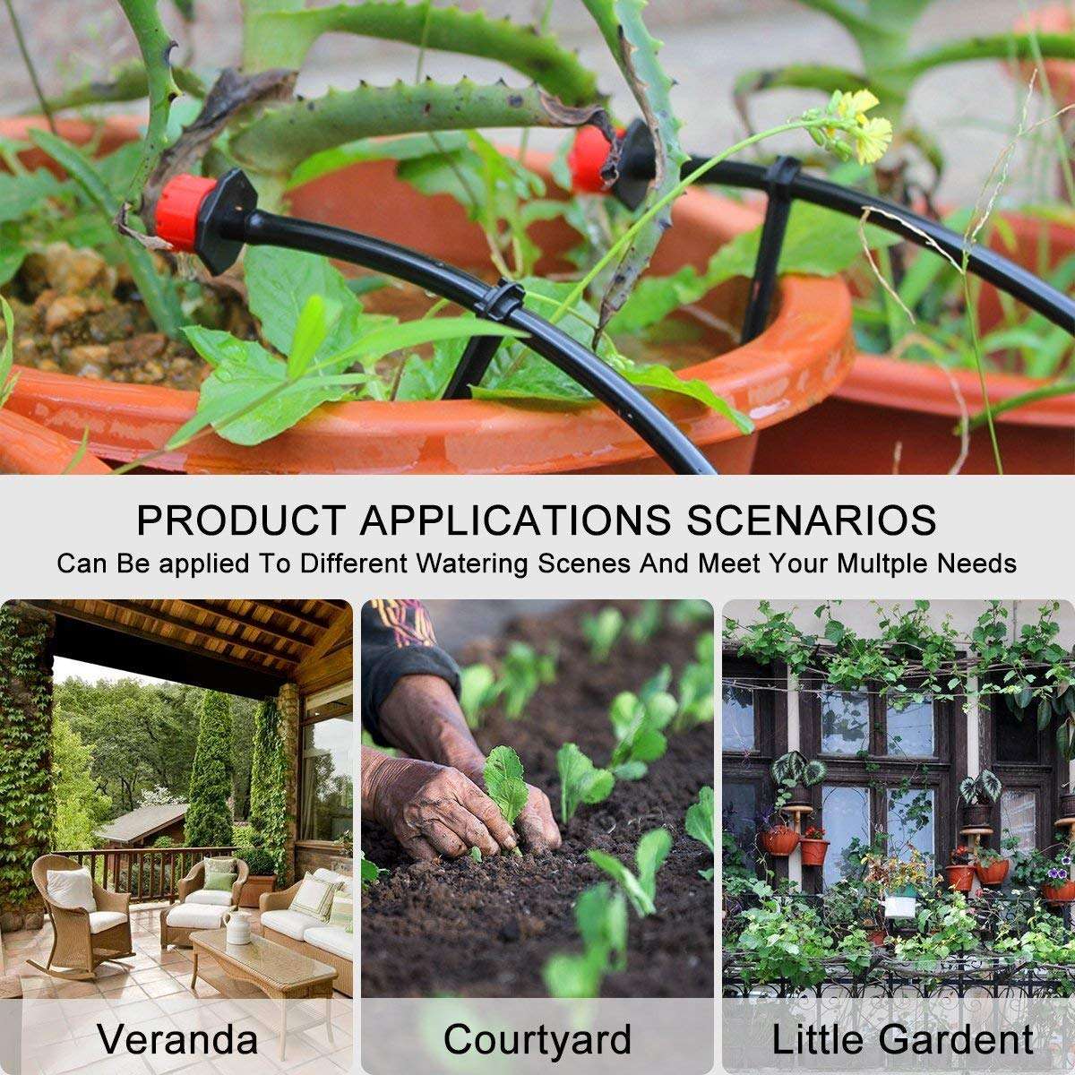 DIY Crafts 10 Pcs Sprinkler Kit, Ready To Fit Kit, Sanitize Kit Mist Sprinkler Fan Misting Kit Sanitize Ready-F (10 Pcs Sprinkler Kit, Ready To Fit Kit) 3