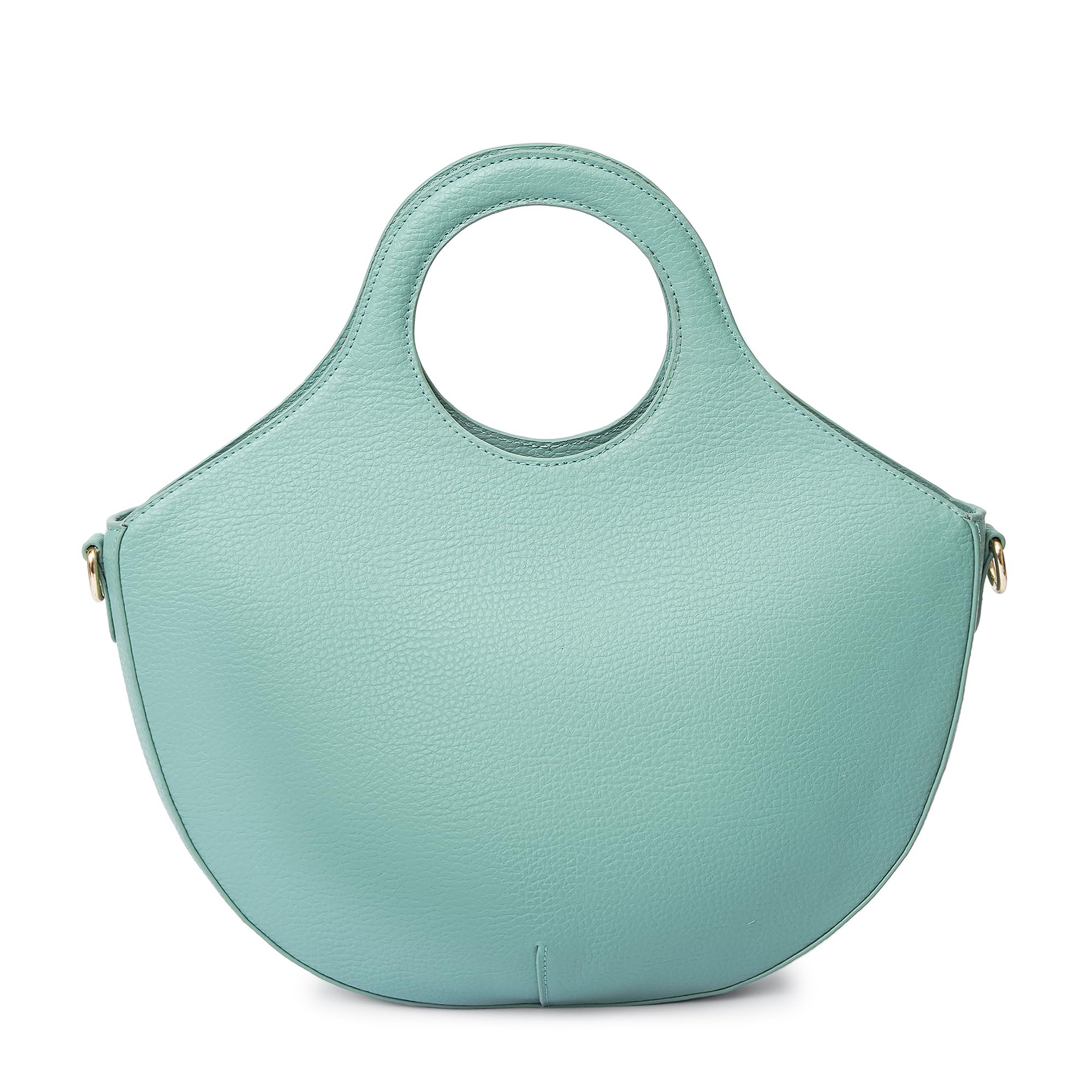 KLEIO Vegan Leather Curved Carryall Handbag for Women with Detachable Long Shoulder Strap 3