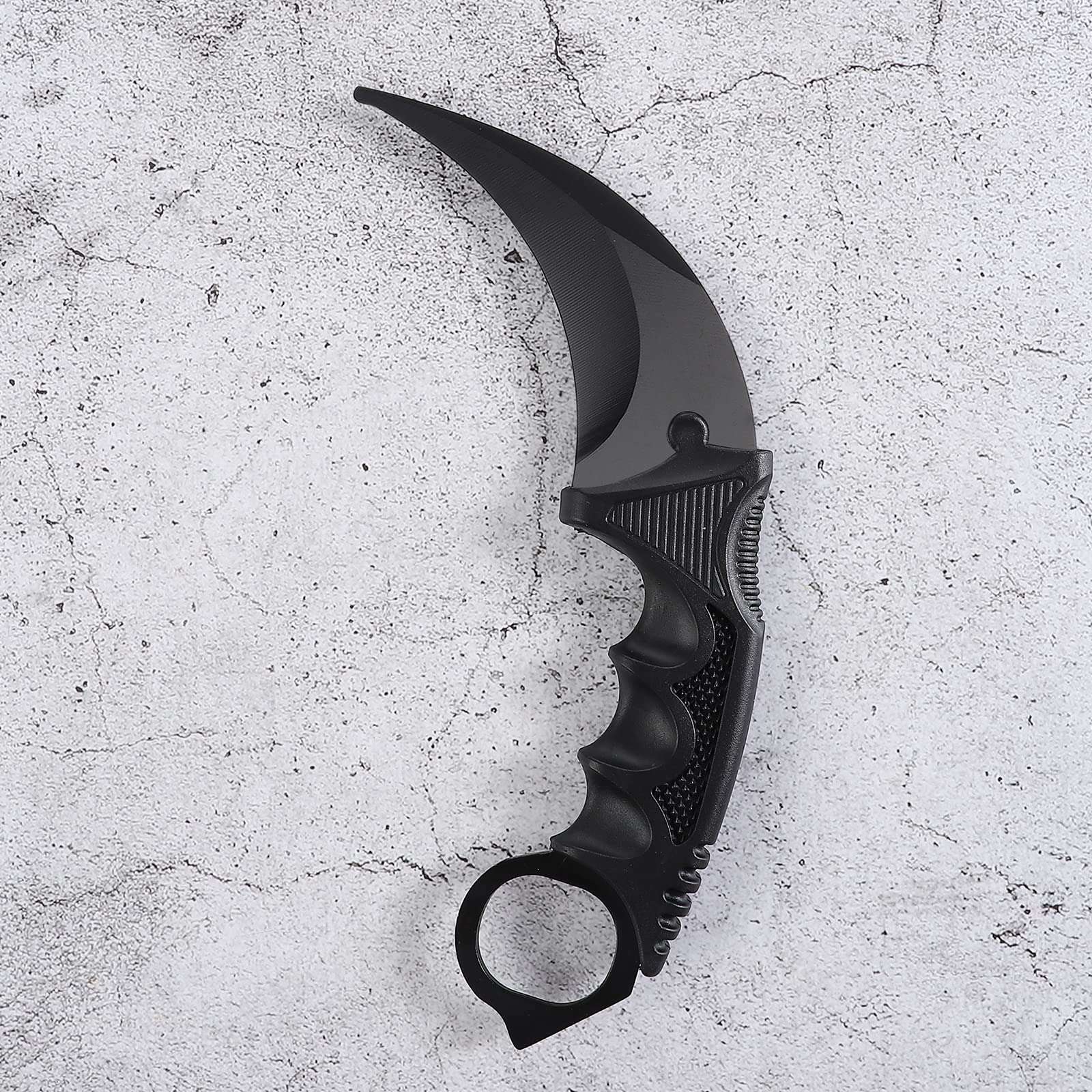 Milaloko Karambit Trainer Knife Without Cutting Edge Karambit Practice Training Knife with Sheath for Beginner 100% Safe Trainer Tool 4