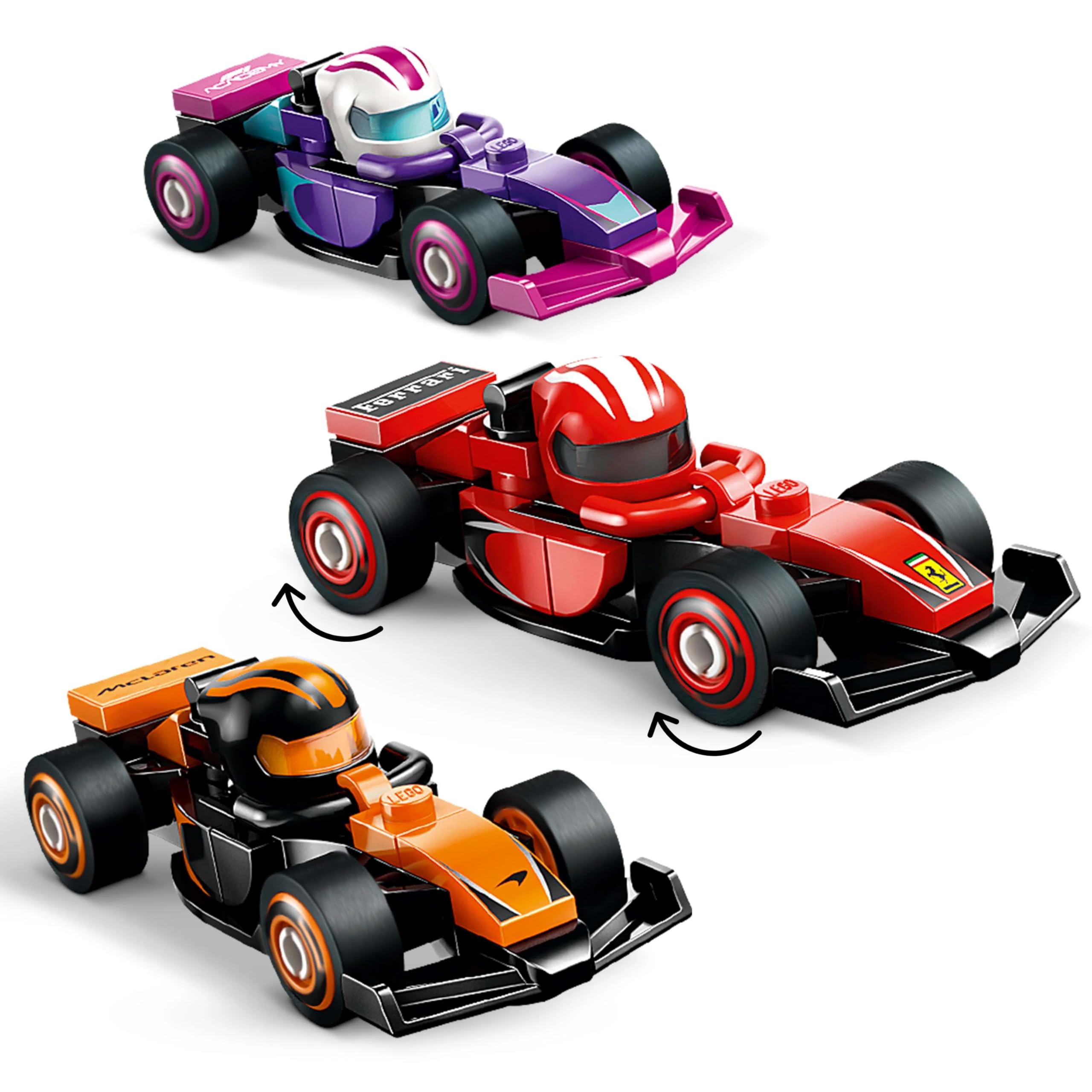 LEGO F1 Collectible Race Cars Vehicle Kit 71049 Building Blocks Toys for 6+ Gift for Boys and Girls 5