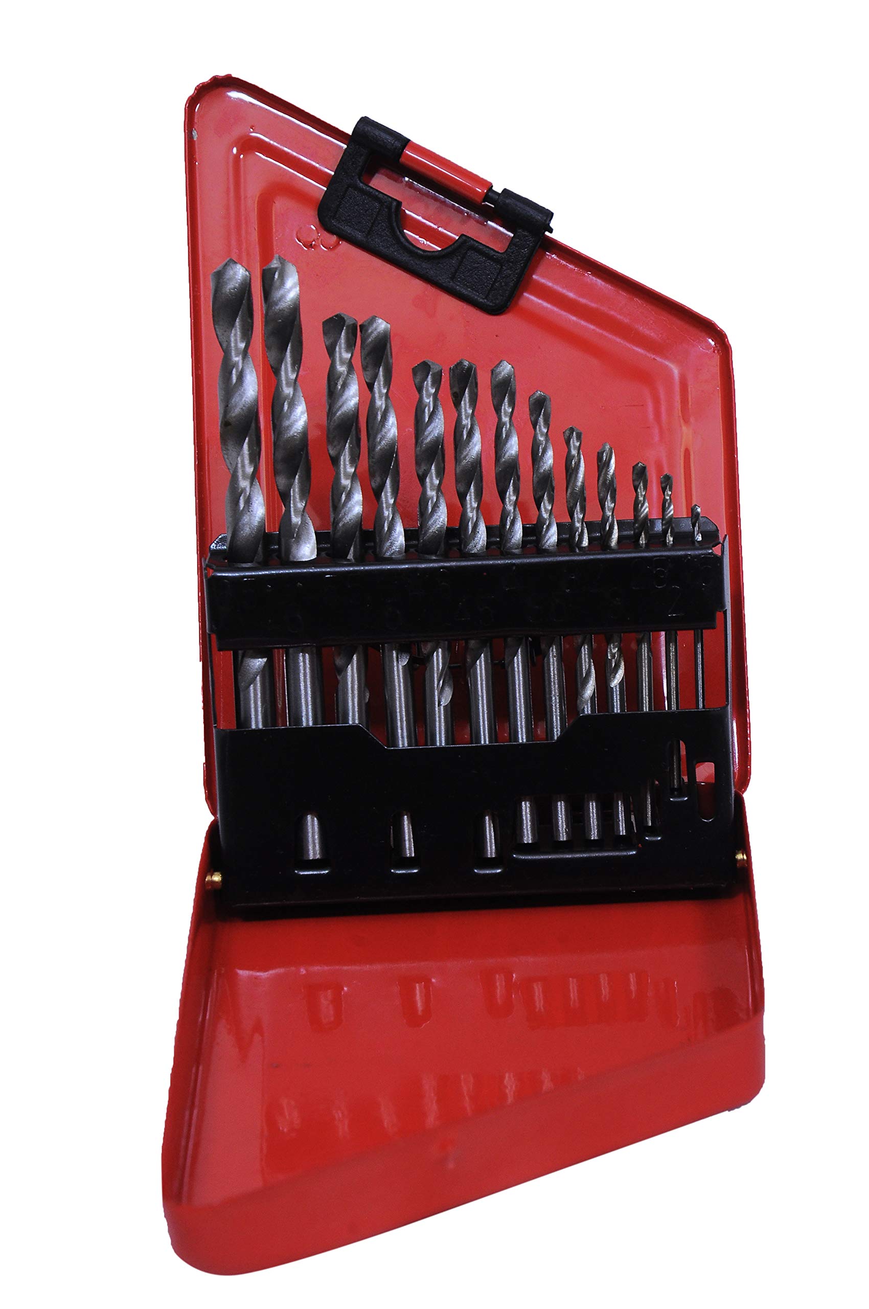 Jon Bhandari Tools 13pc Straight Shank Jobber HSS Drill Bit Set Heavy Duty 2