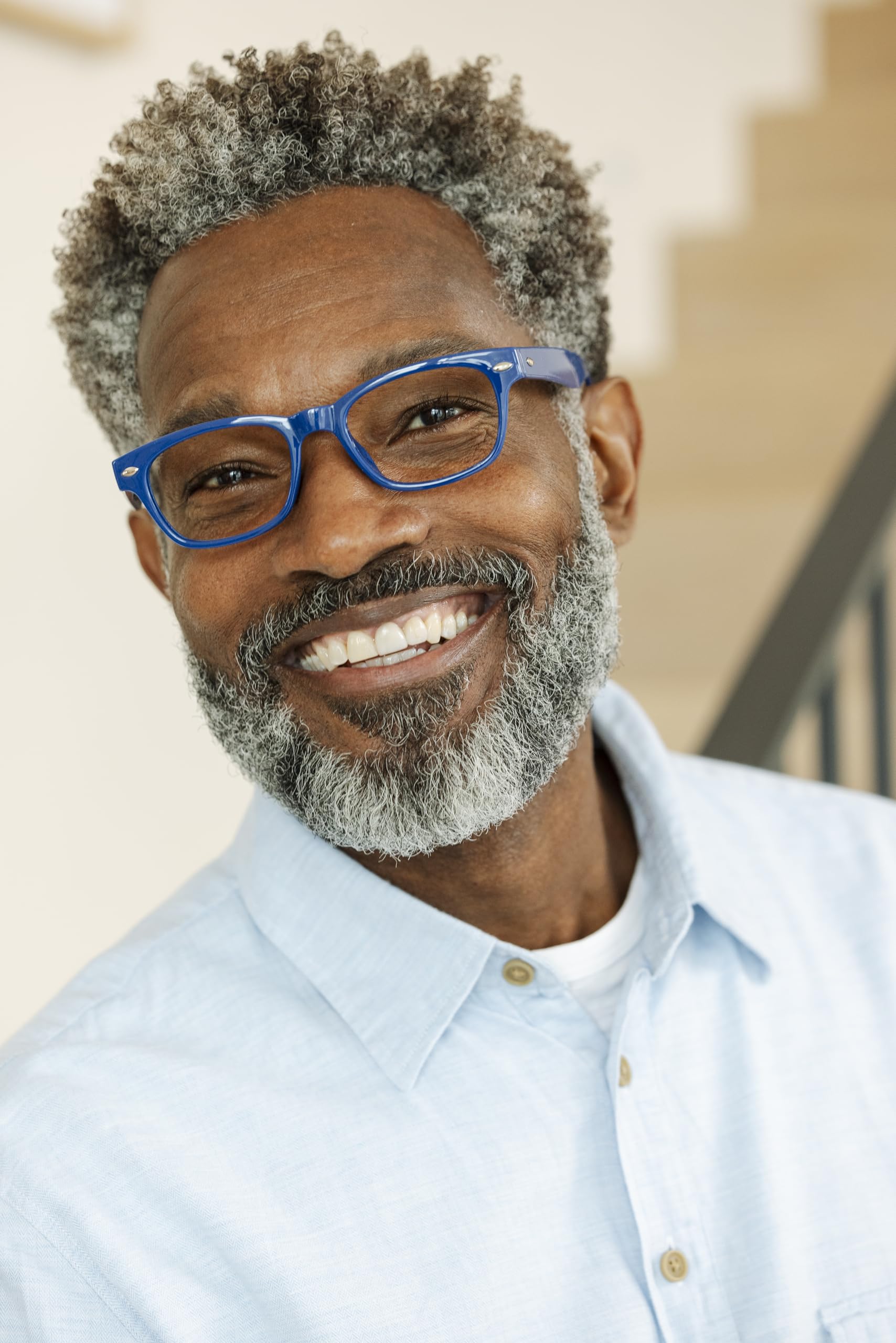 Peepers by PeeperSpecs Clark Blue Light Blocking Reading Glasses, Blue +1.25 3