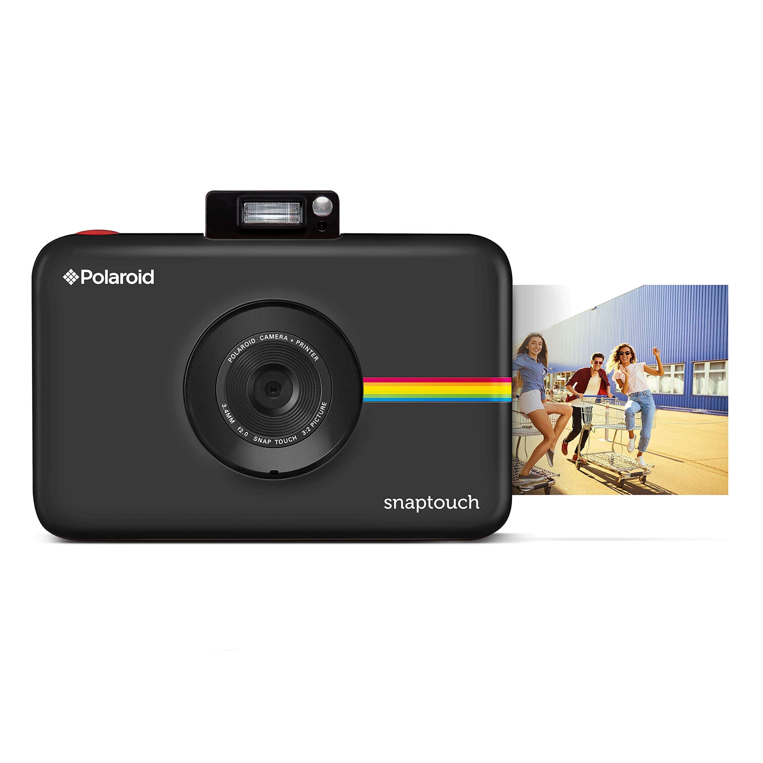 Zink Polaroid SNAP Touch 2.0 – 13MP Portable Instant Print Digital Photo Camera w/ Built-In Touchscreen Display, Black 1