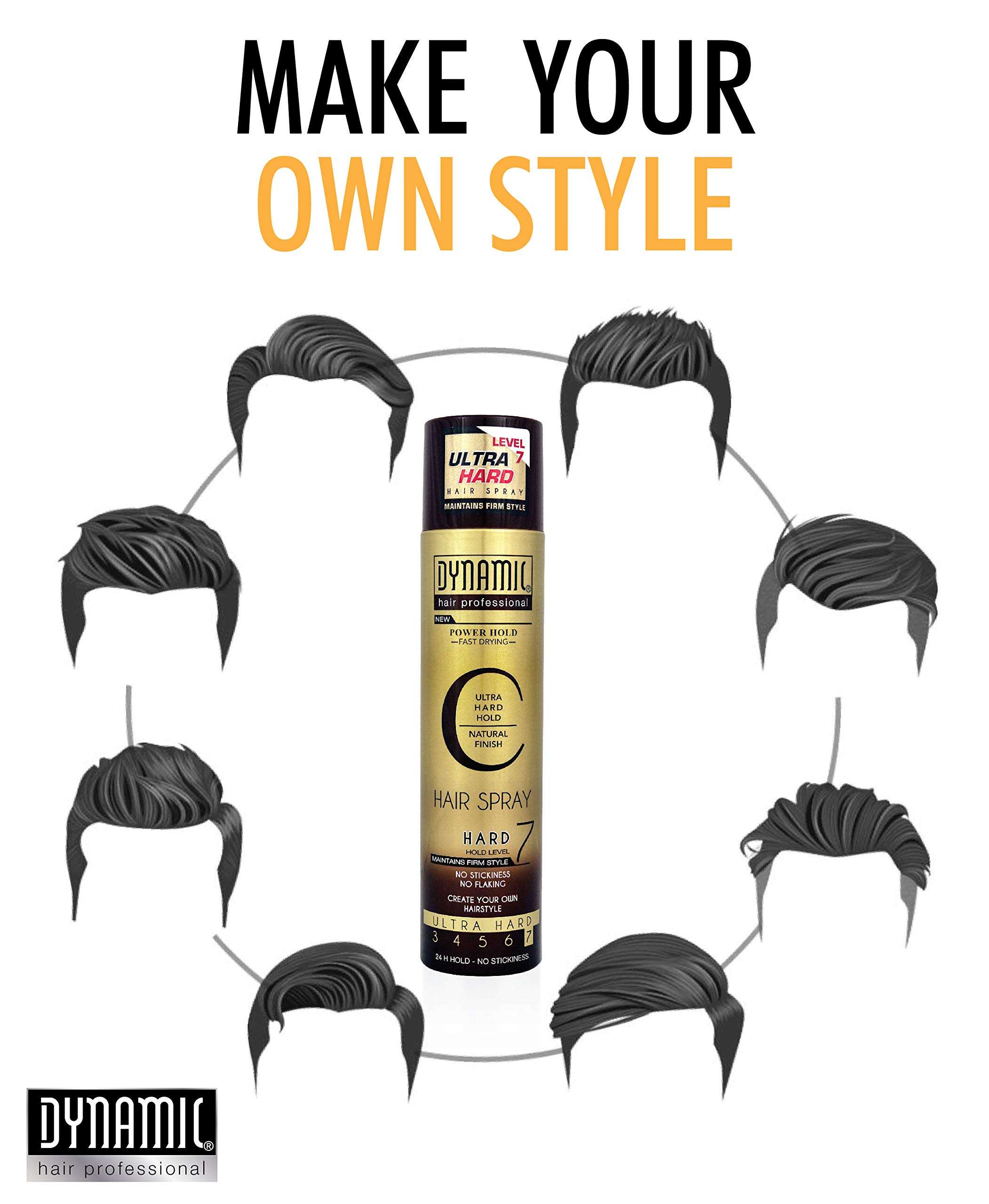 Dynamic Hair Styling Hair Spray (Level 7) 5