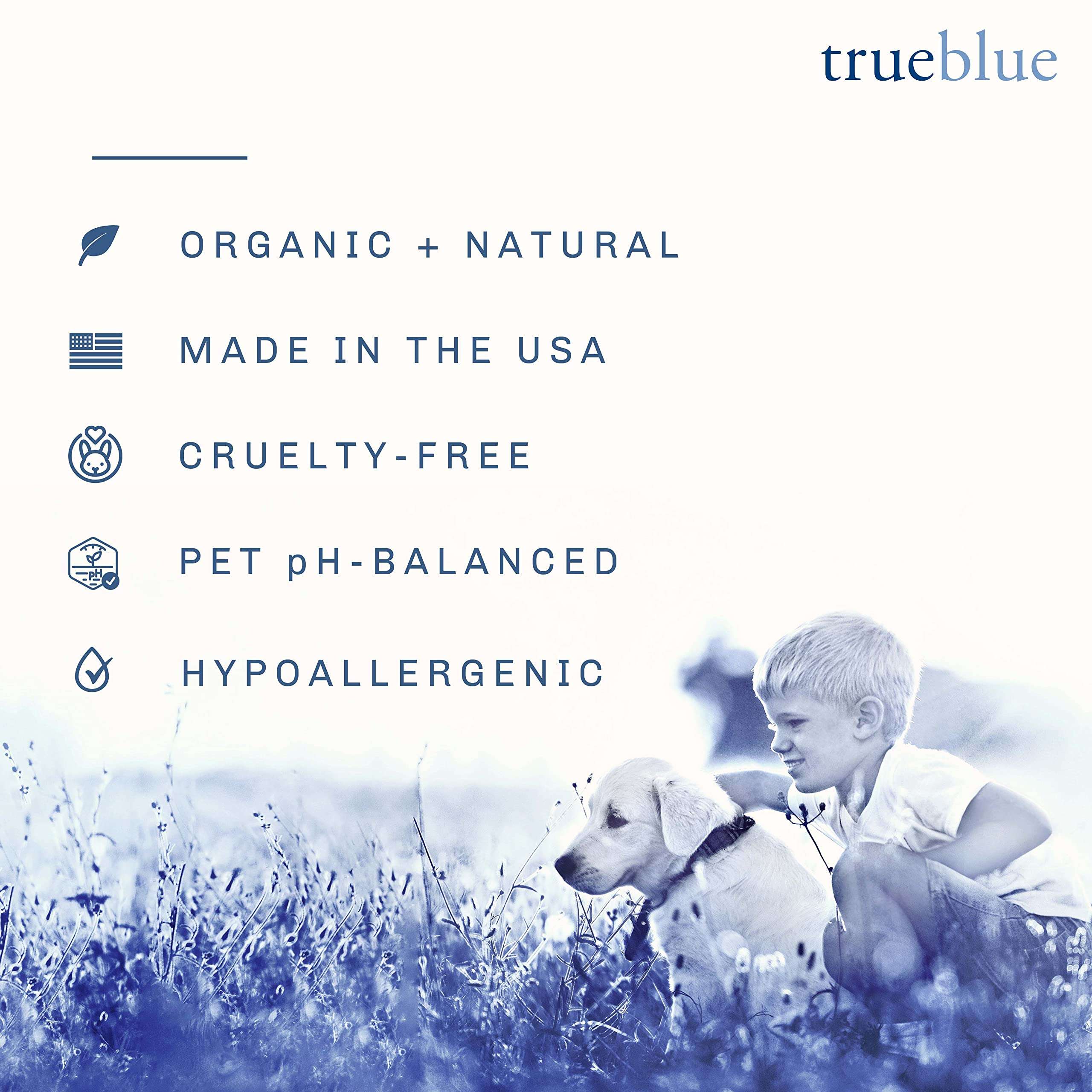 TrueBlue Aloe & Avocado Moisture-Rich Conditioning Dog Crème – Conditioner Cream for Dogs, Puppies - Deodorizing, Moisturizing, Tearless – Toxin Free, Natural Botanical Blend – 12 Fl. Oz. 5