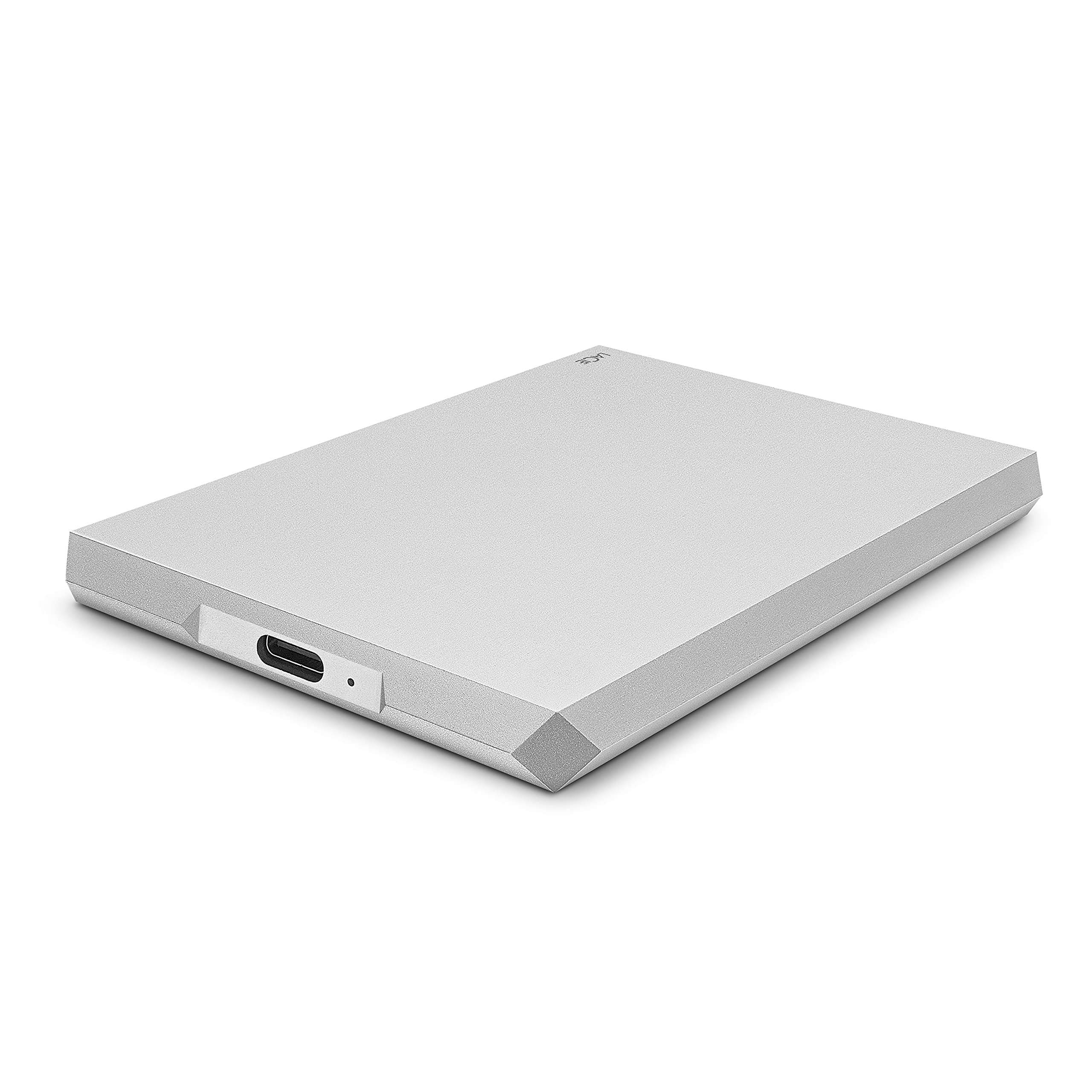 LaCie Mobile Drive 1TB External Hard Drive HDD – Moon Silver USB-C USB 3.0, for Mac and PC Computer Desktop Workstation Laptop (STHG1000400) 4
