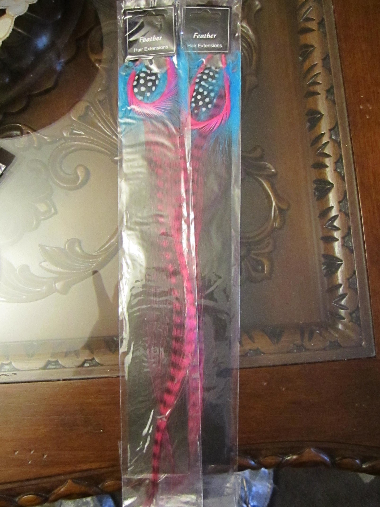Feather Hair Extensions Clip-in-synthetic Hair Extensions (Assorted Colors) 6