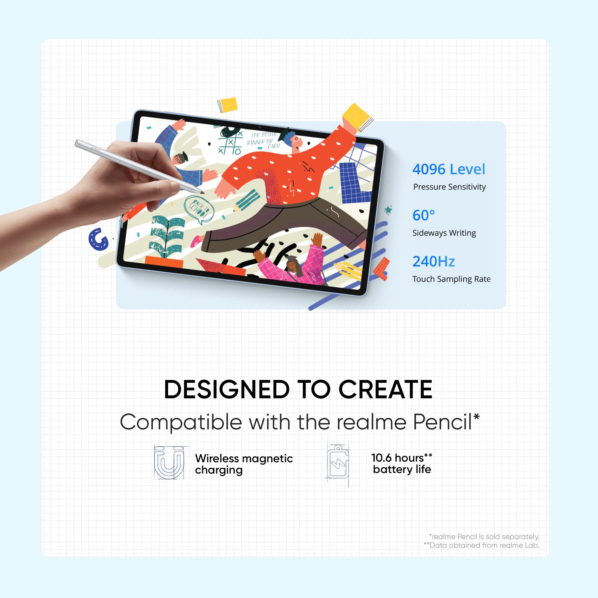realme Pad X WiFi+5G Tablet | 4GB RAM 64GB ROM (Expandable), 27.9cm (11 inch) WUXGA+ Display | 6nm SD Processor | Dolby Atmos Quad Speakers | 8340 mAh Battery | Blue Colour 5