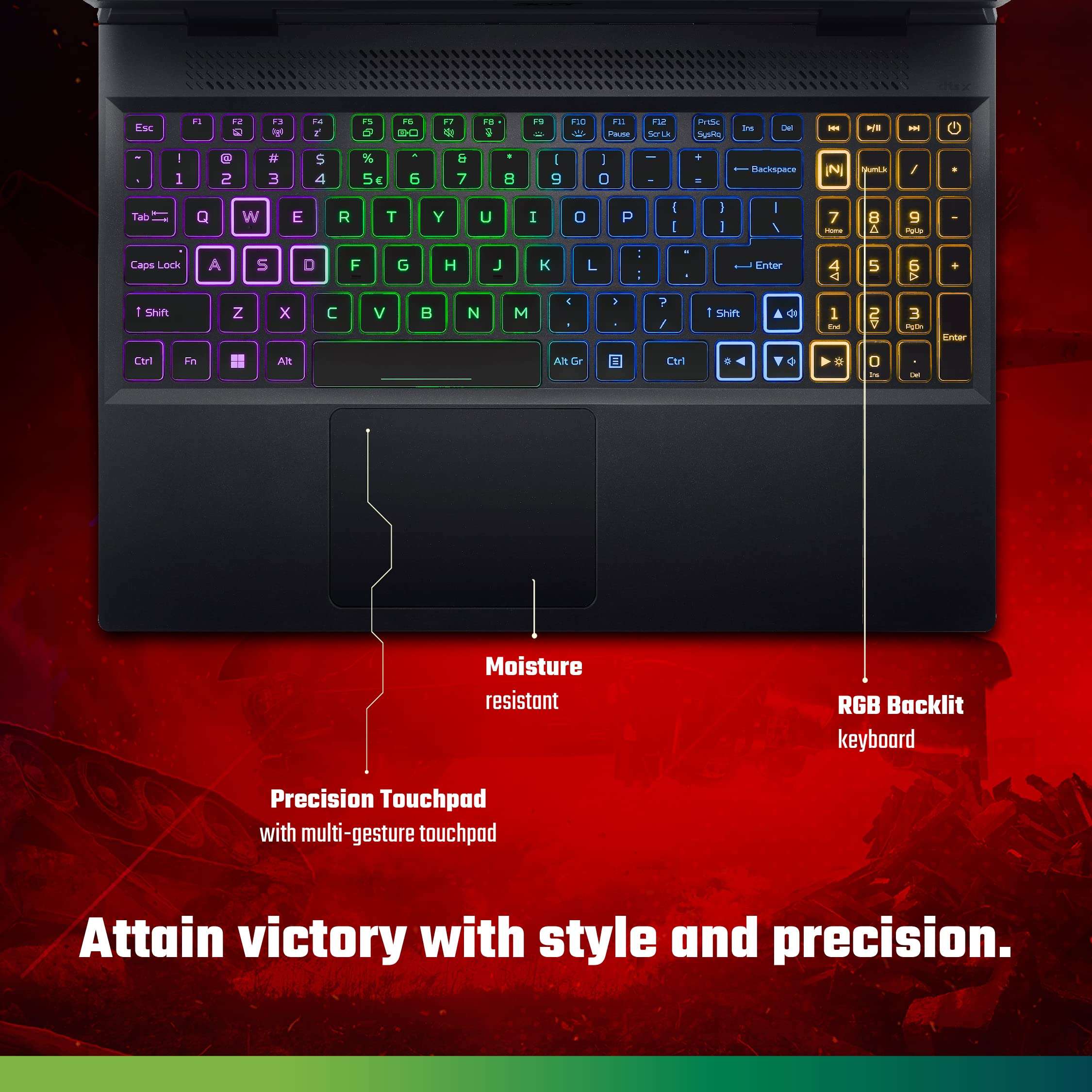 Acer Nitro 5 12th Gen Intel Core i7-12650H Gaming Laptop (Windows 11 Home/16 GB/1TB SSD/NVIDIA GeForce RTX 3070Ti Graphics/165Hz) AN515-58 with 15.6 inch QHD IPS Display, Killer WiFi 6, RGB Keyboard 6